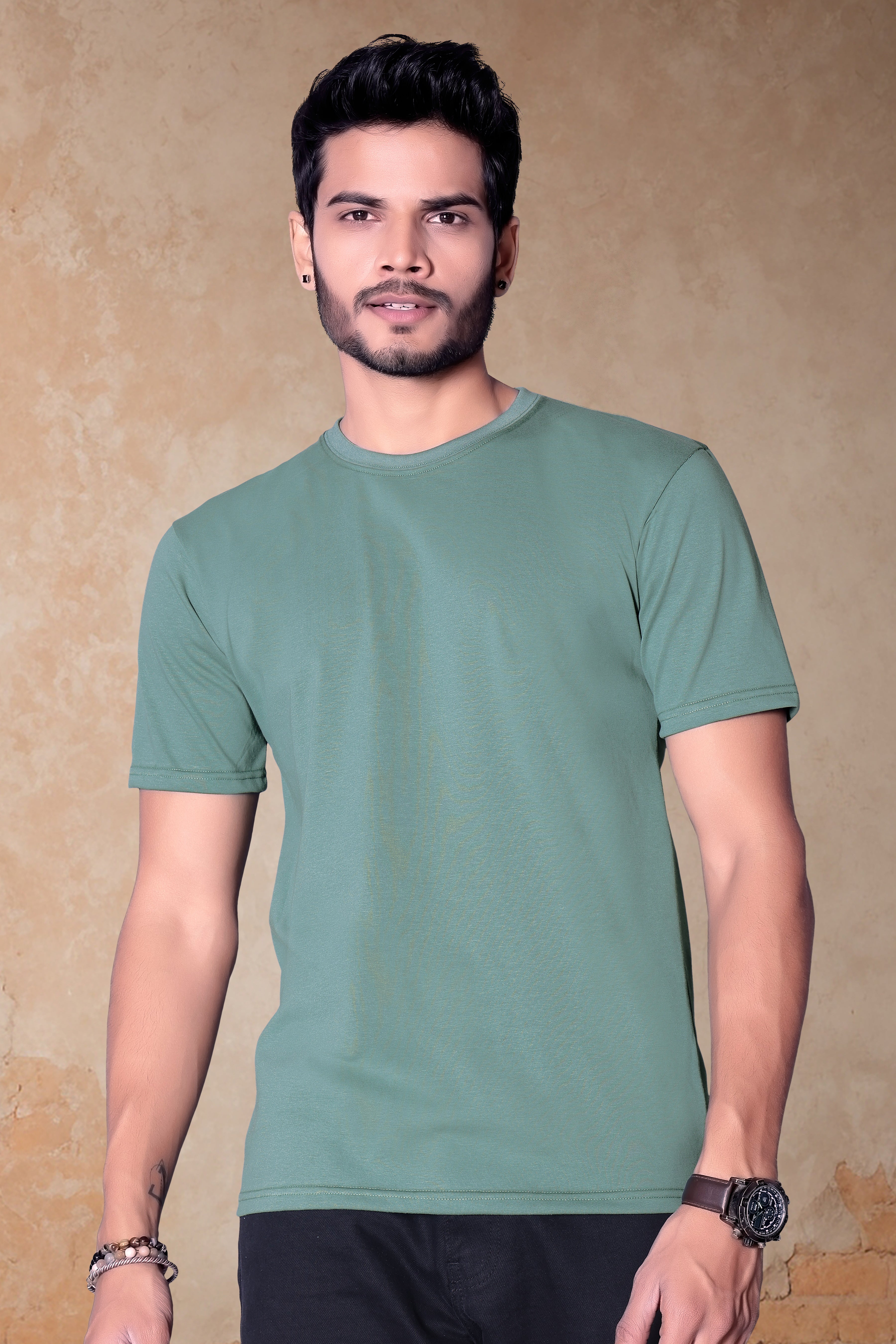 Premium plain round neck T-Shirt for Men