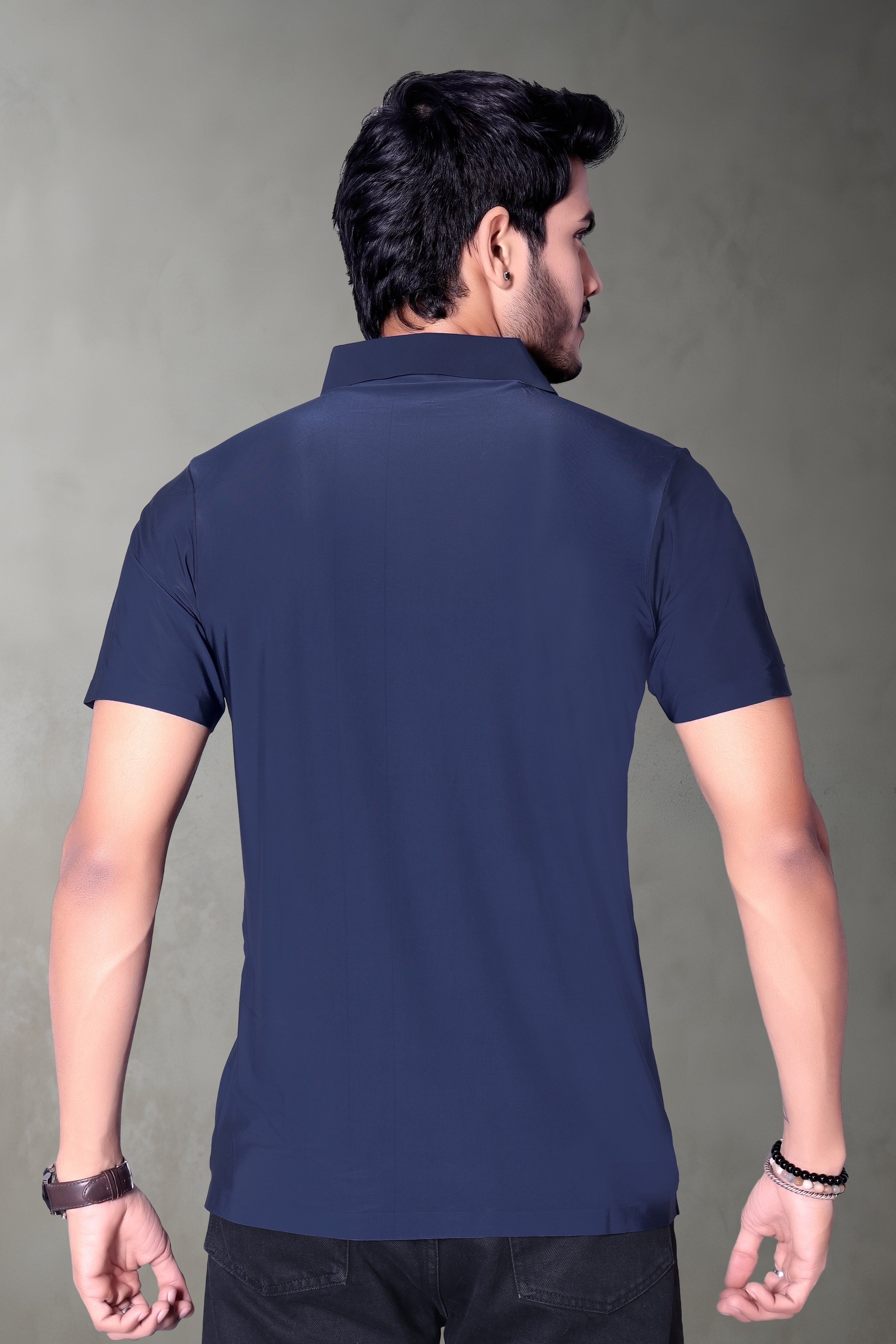 Chic Embroidered Polo T-Shirt for Men