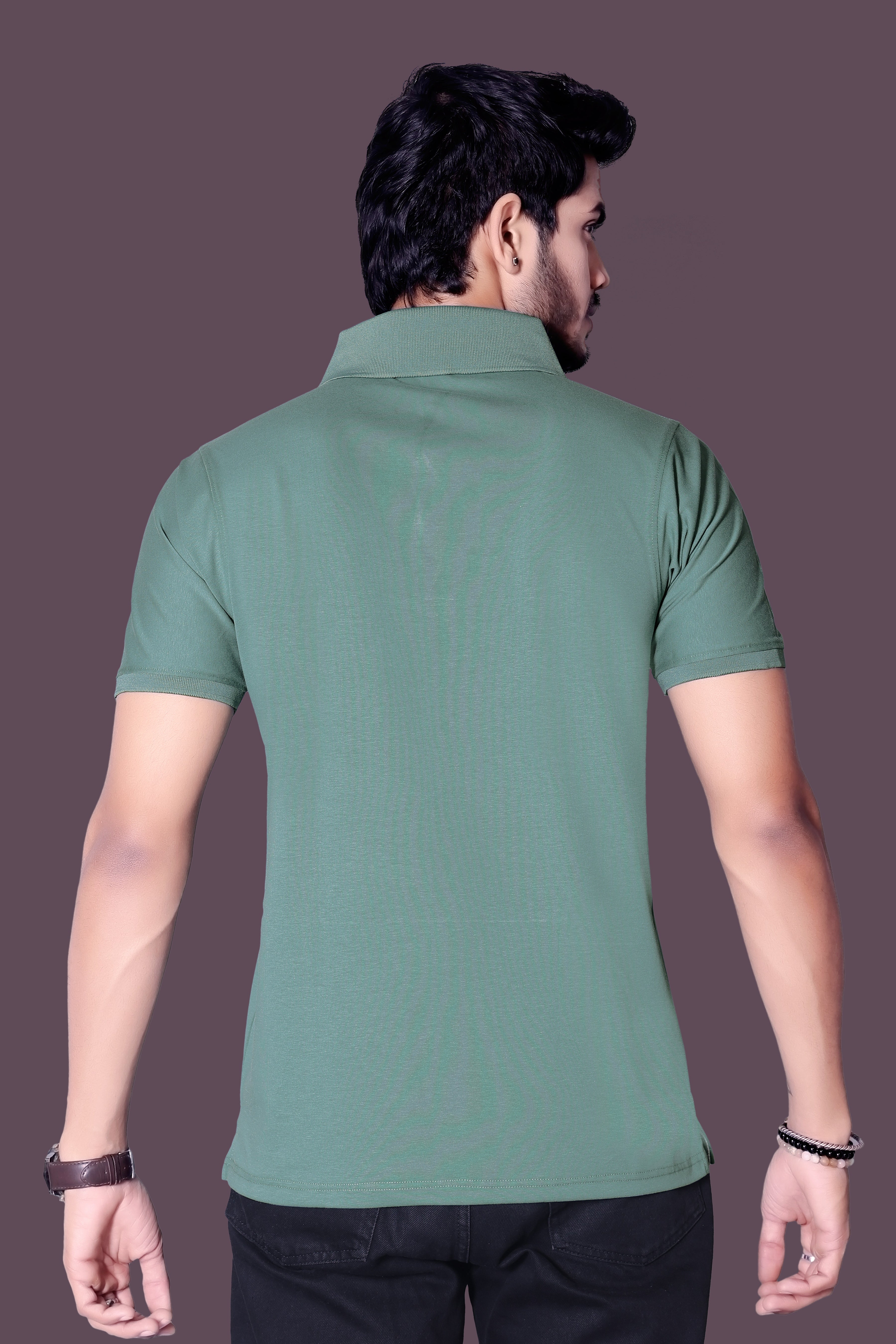 Chic Embroidered Polo T-Shirt for Men