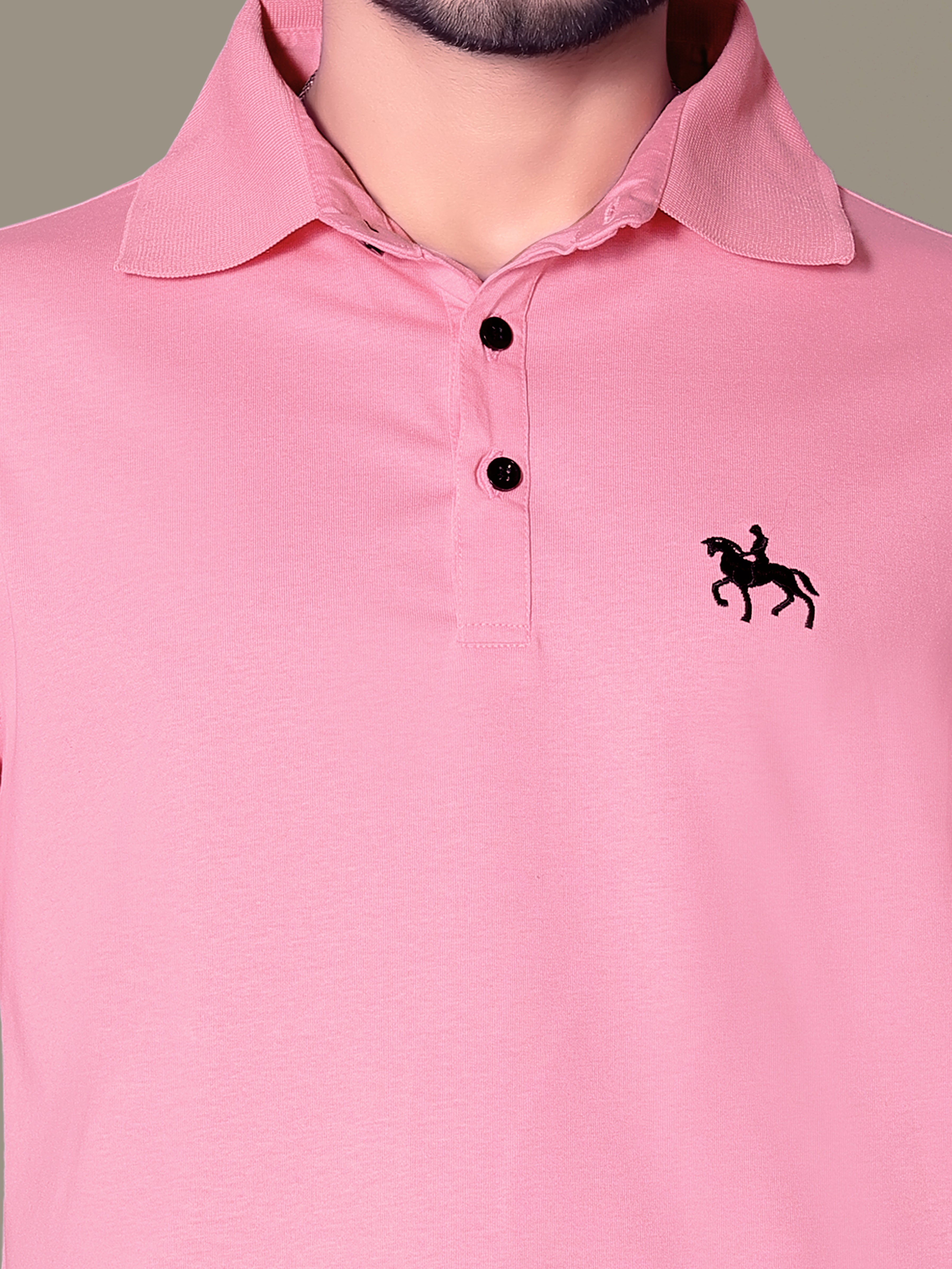 Chic Embroidered Polo T-Shirt for Men