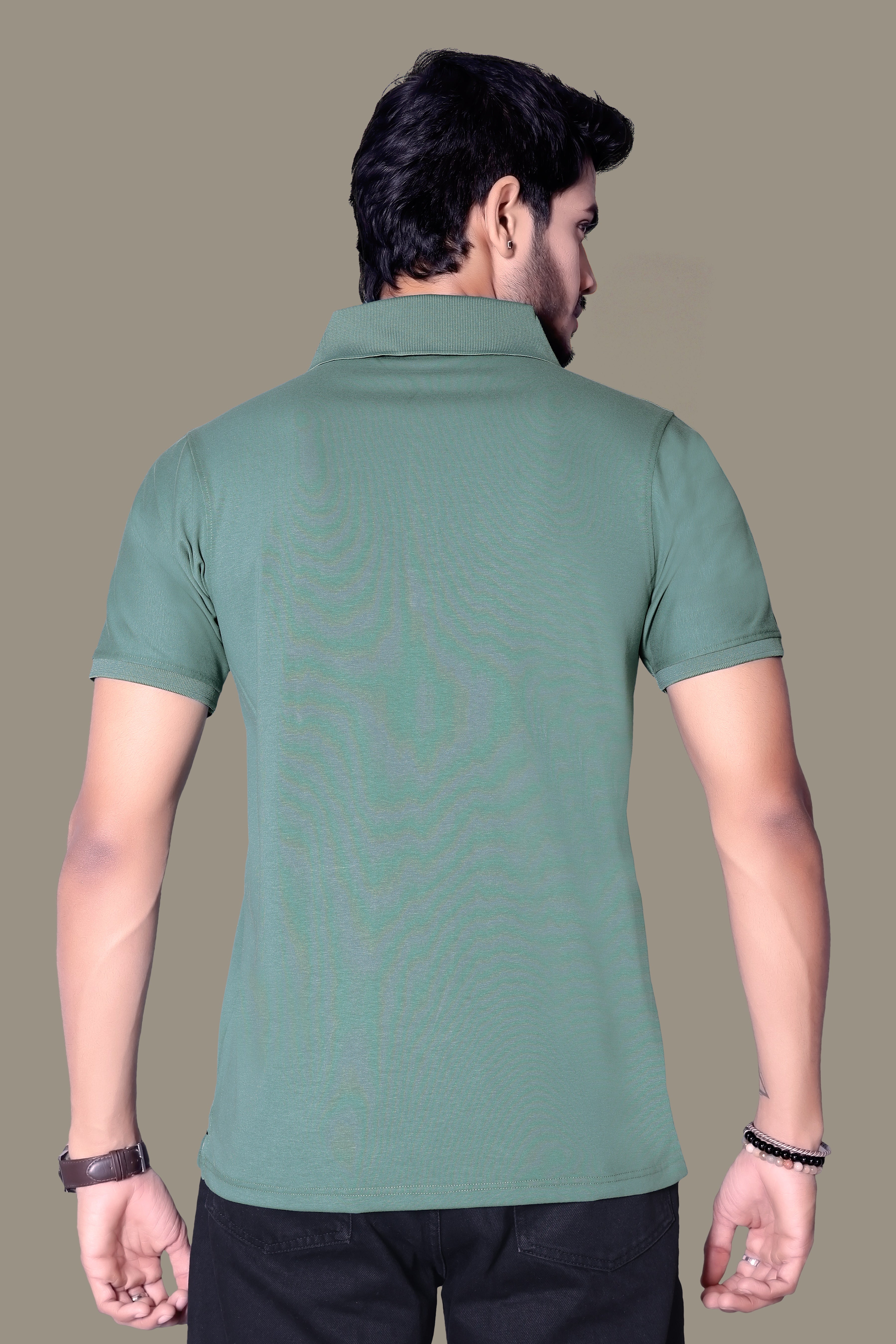 Chic Embroidered Polo T-Shirt for Men