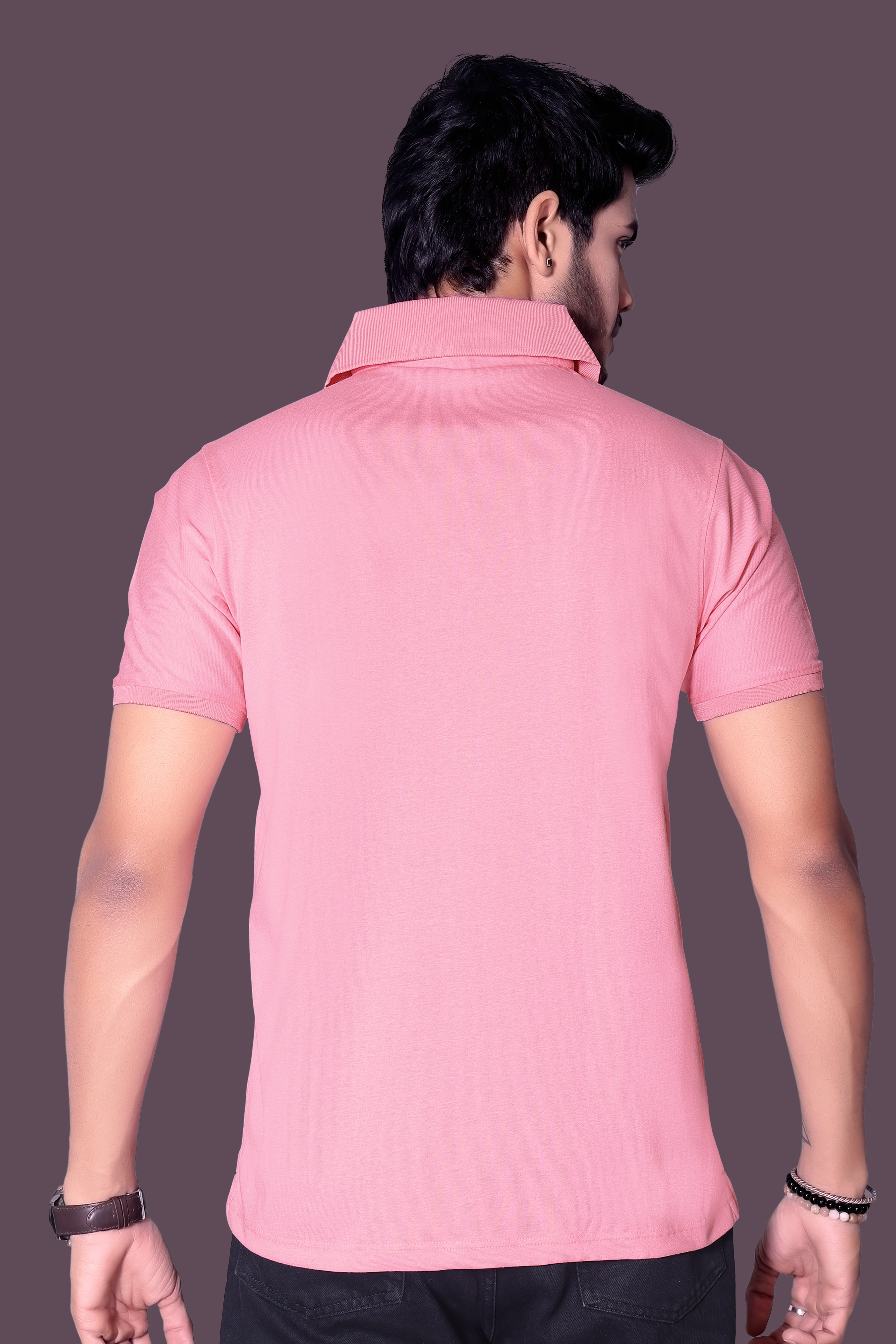 Chic Embroidered Polo T-Shirt for Men