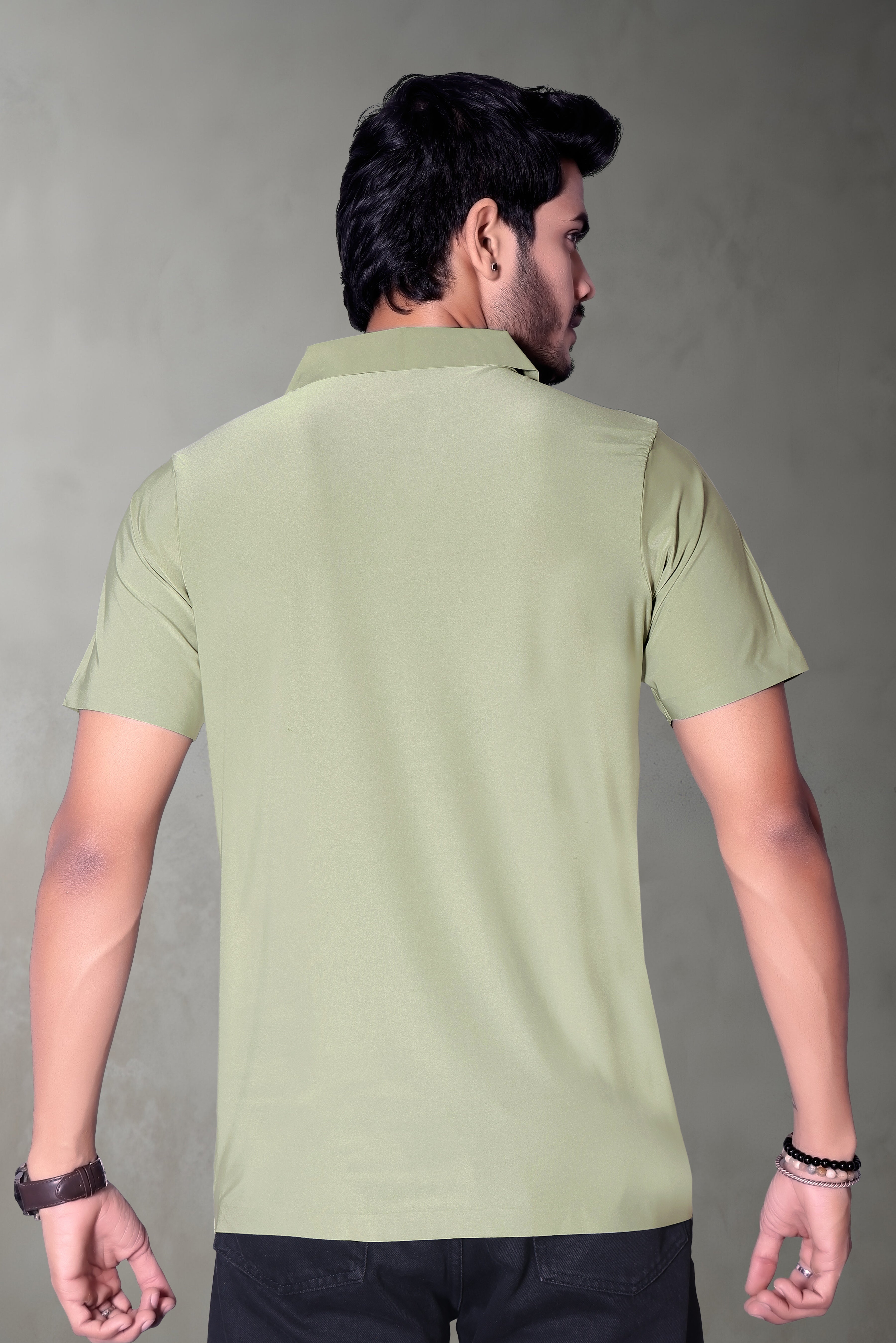 Chic Embroidered Polo T-Shirt for Men