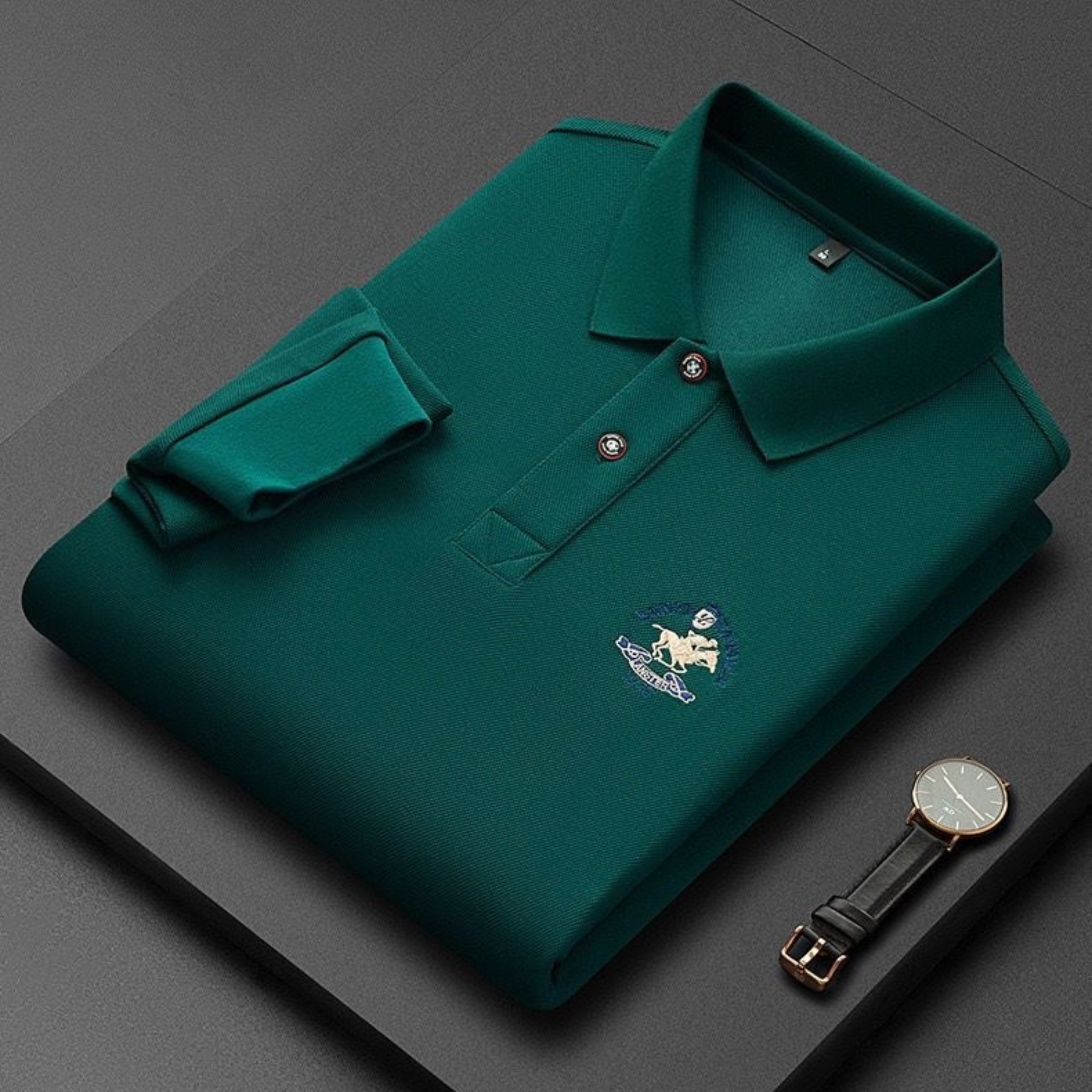 Harbor Luxe Full Sleeve Polo T shirt for Men’s