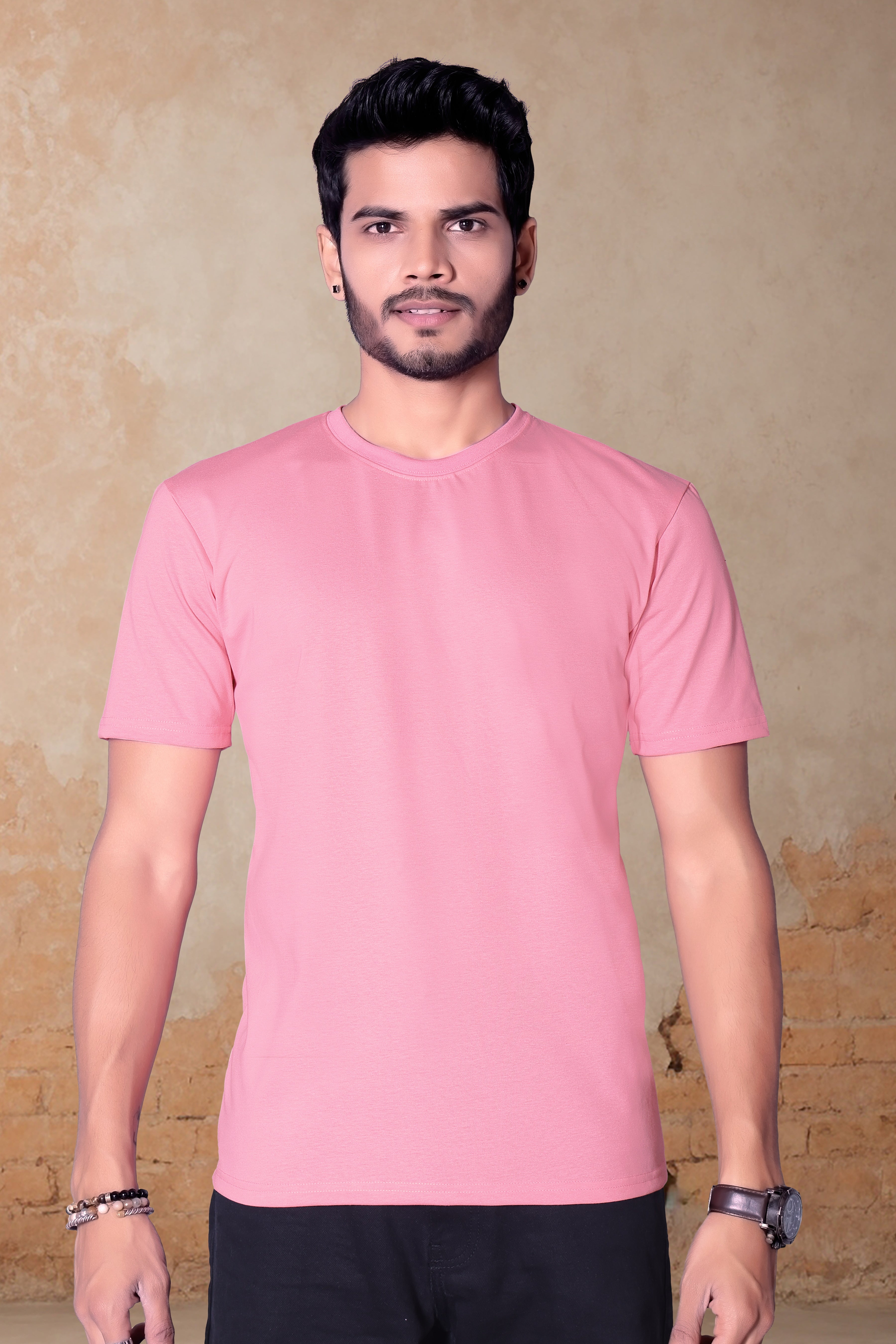 Premium plain round neck T-Shirt for Men