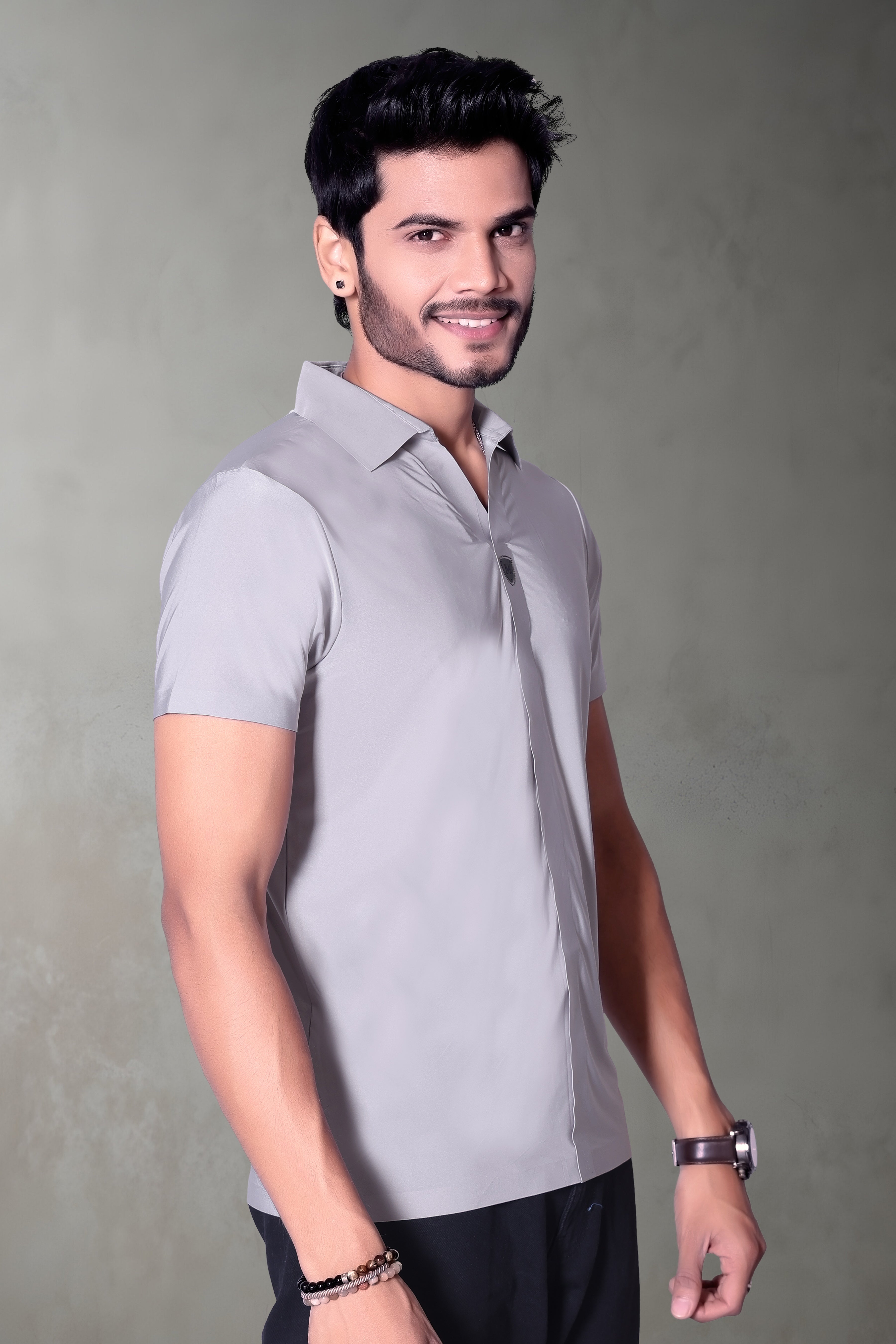 Chic Embroidered Polo T-Shirt for Men