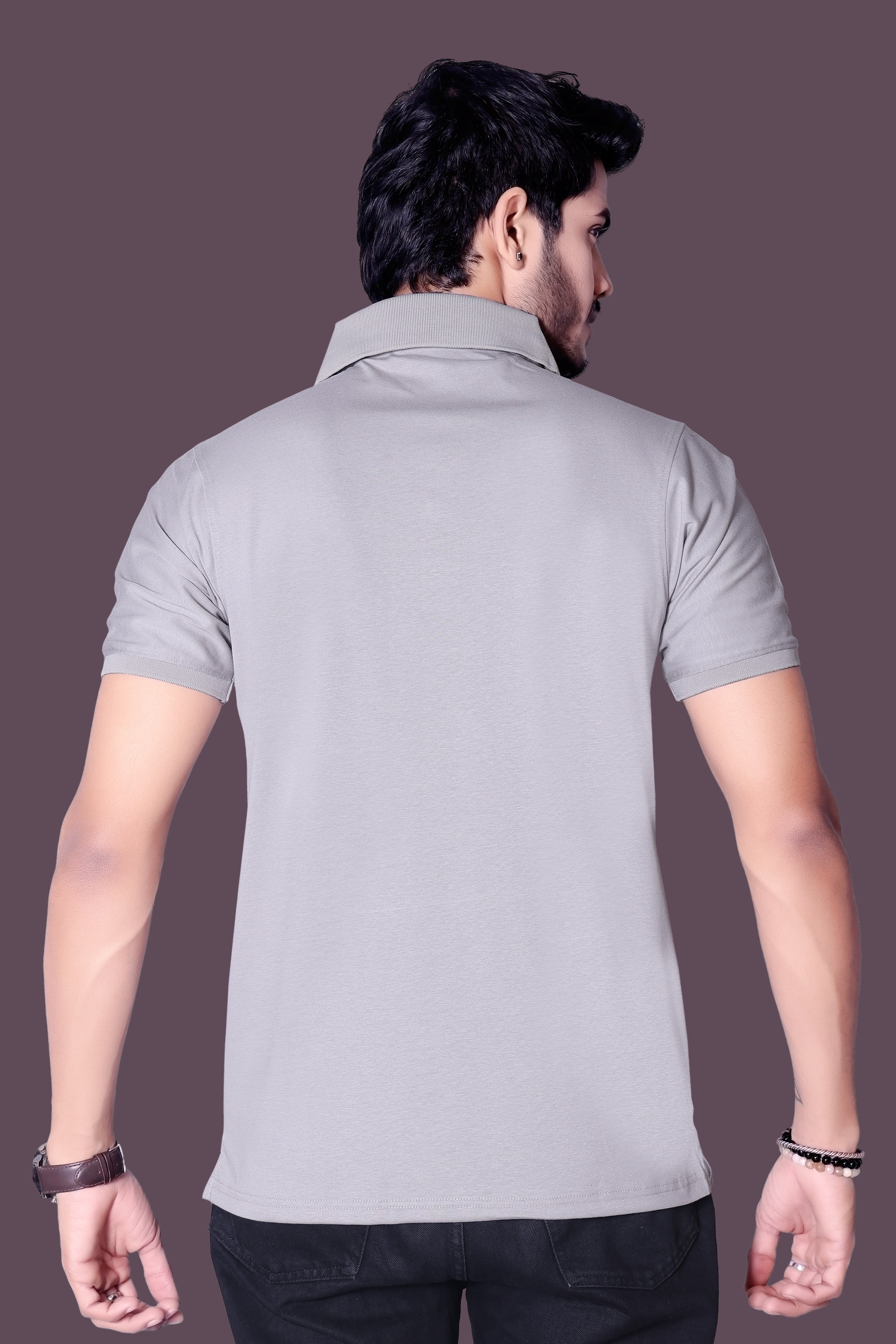 Chic Embroidered Polo T-Shirt for Men