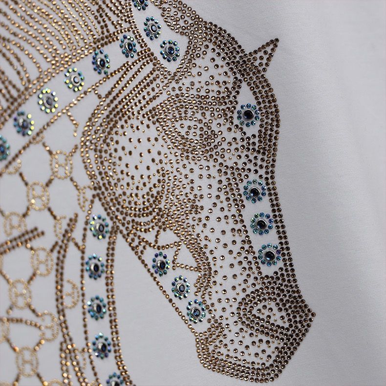 Diamond Horse Tee – Oversized Fit for Men