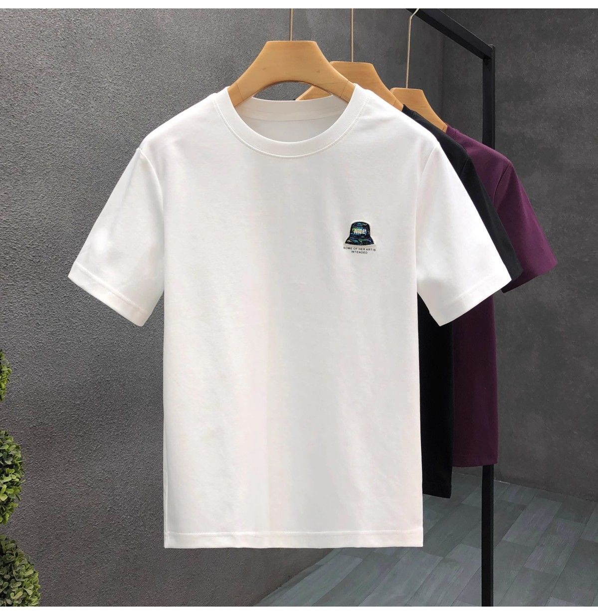 "Nice Hat Boy" Oversized T-Shirt for Men – Embroidered Front Logo & DTF Back Print