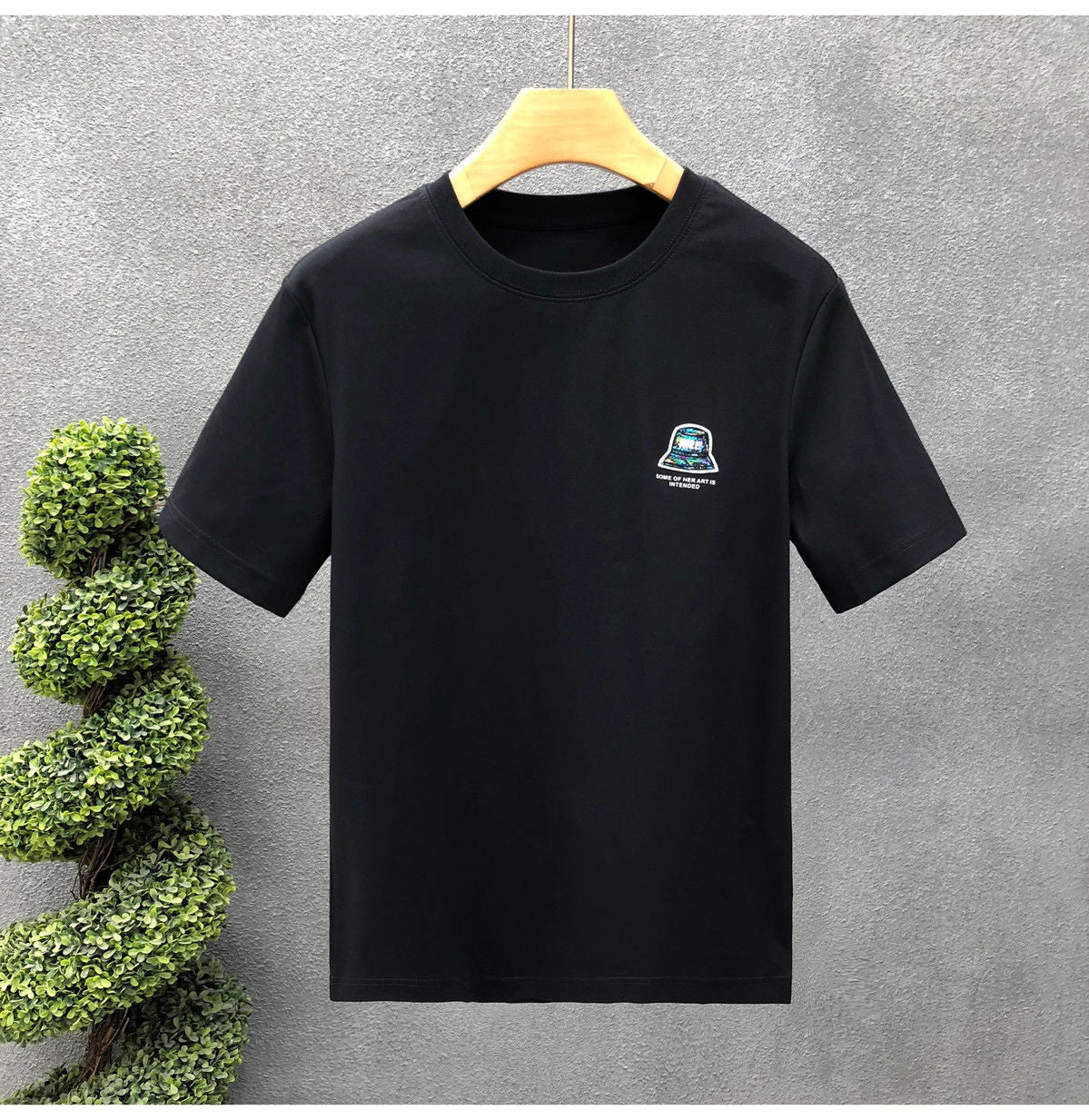 "Nice Hat Boy" Oversized T-Shirt for Men – Embroidered Front Logo & DTF Back Print