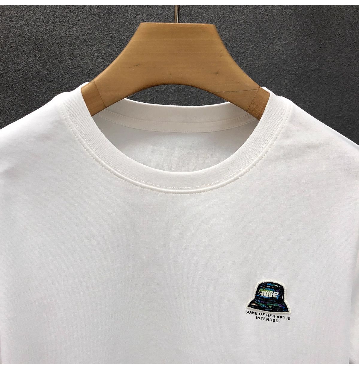 "Nice Hat Boy" Oversized T-Shirt for Men – Embroidered Front Logo & DTF Back Print