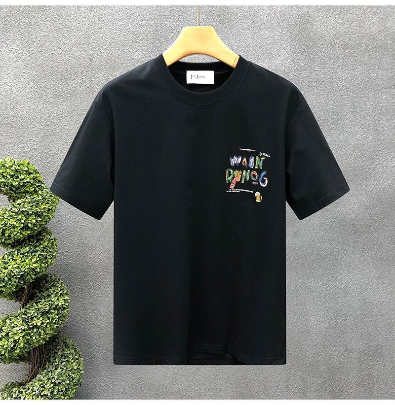 "Wain Rwong" Oversized T-Shirt for Men – Embroidered Front Logo & DTF Back Print
