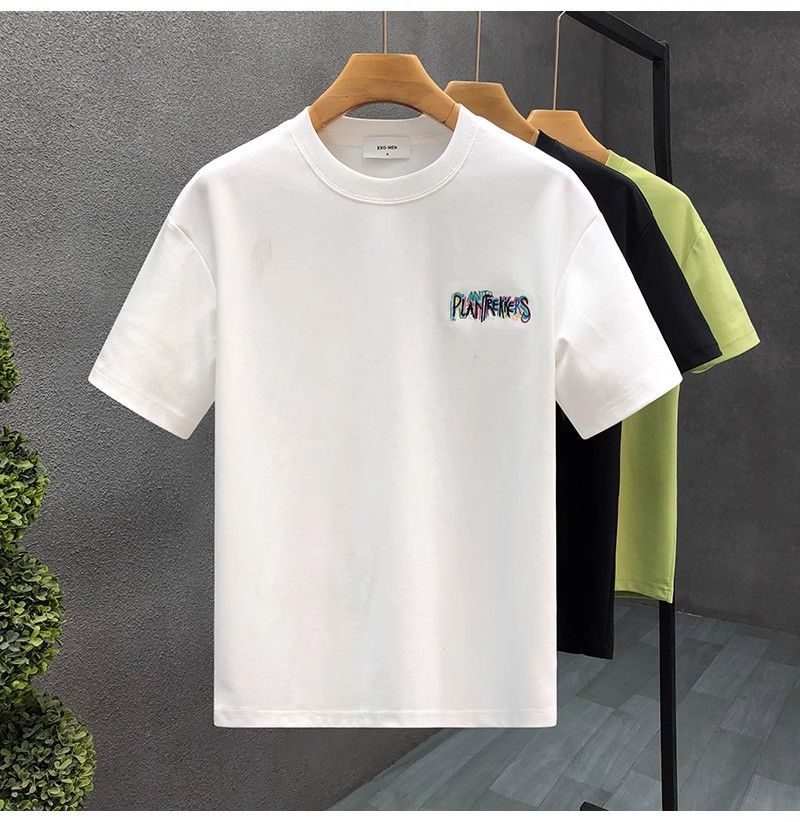"Happiness Ride" Oversized T-Shirt for Men – Embroidered Front Logo & DTF Back Print