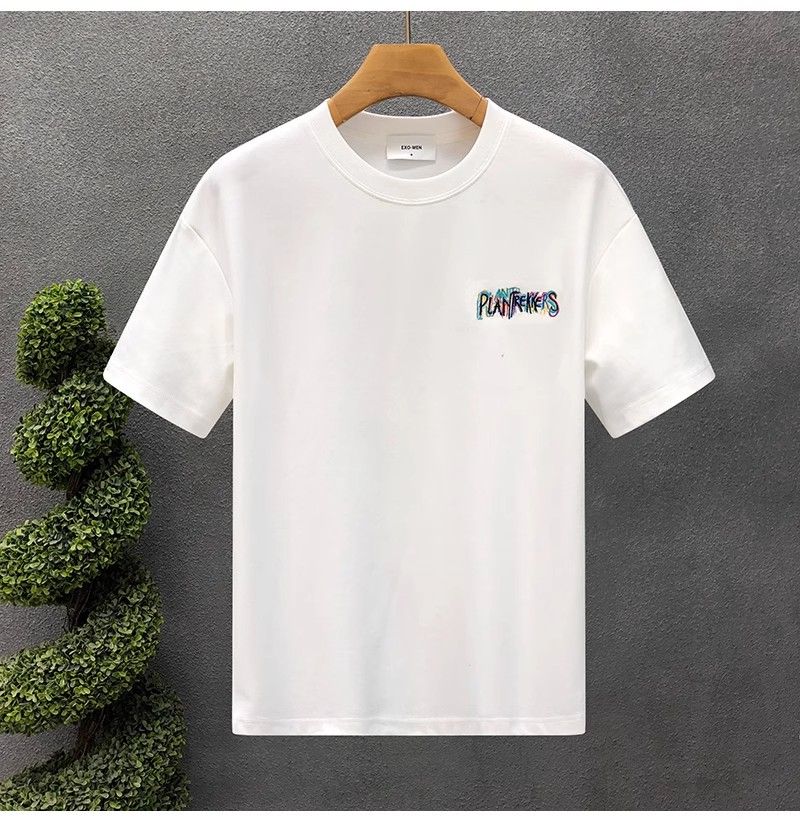 "Happiness Ride" Oversized T-Shirt for Men – Embroidered Front Logo & DTF Back Print
