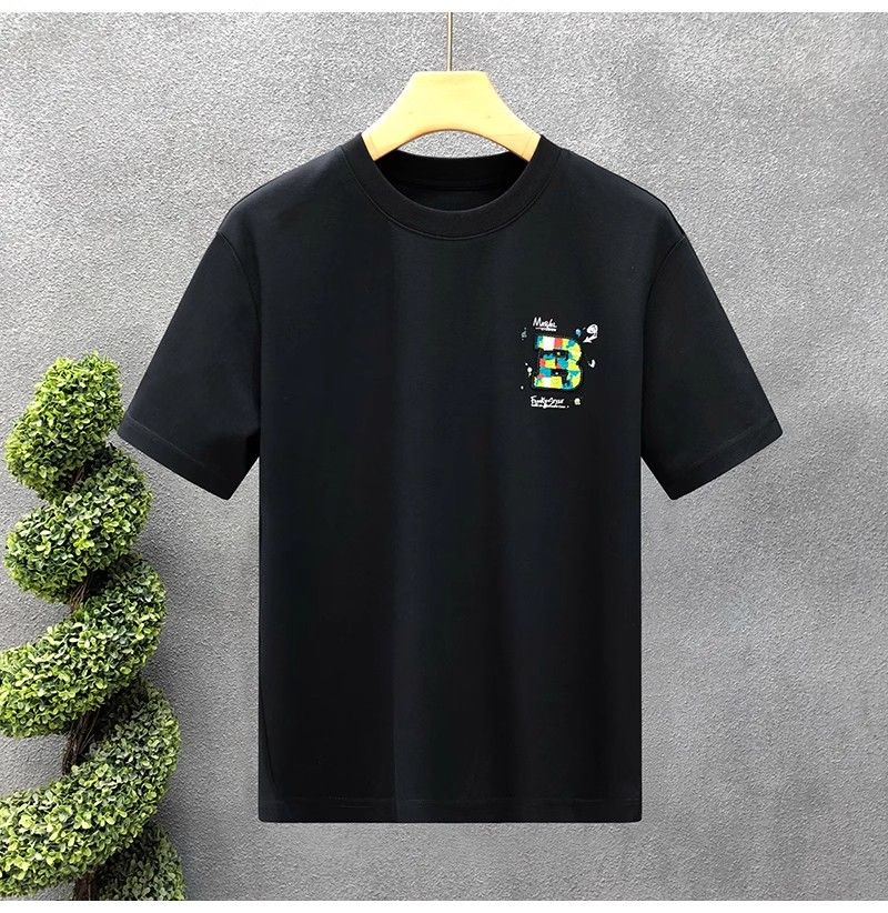 "Basquiat Block Art" Oversized T-Shirt for Men – Embroidered Front Logo & DTF Back Print