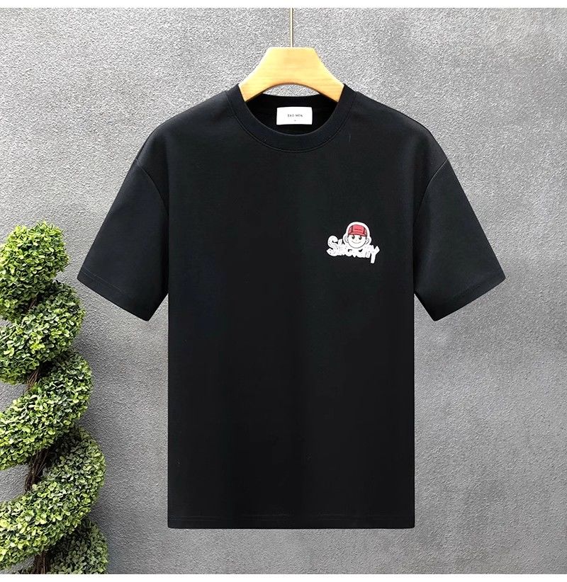 "Sketchy Street Vibe" Oversized T-Shirt for Men – Embroidered Front Logo & DTF Back Print