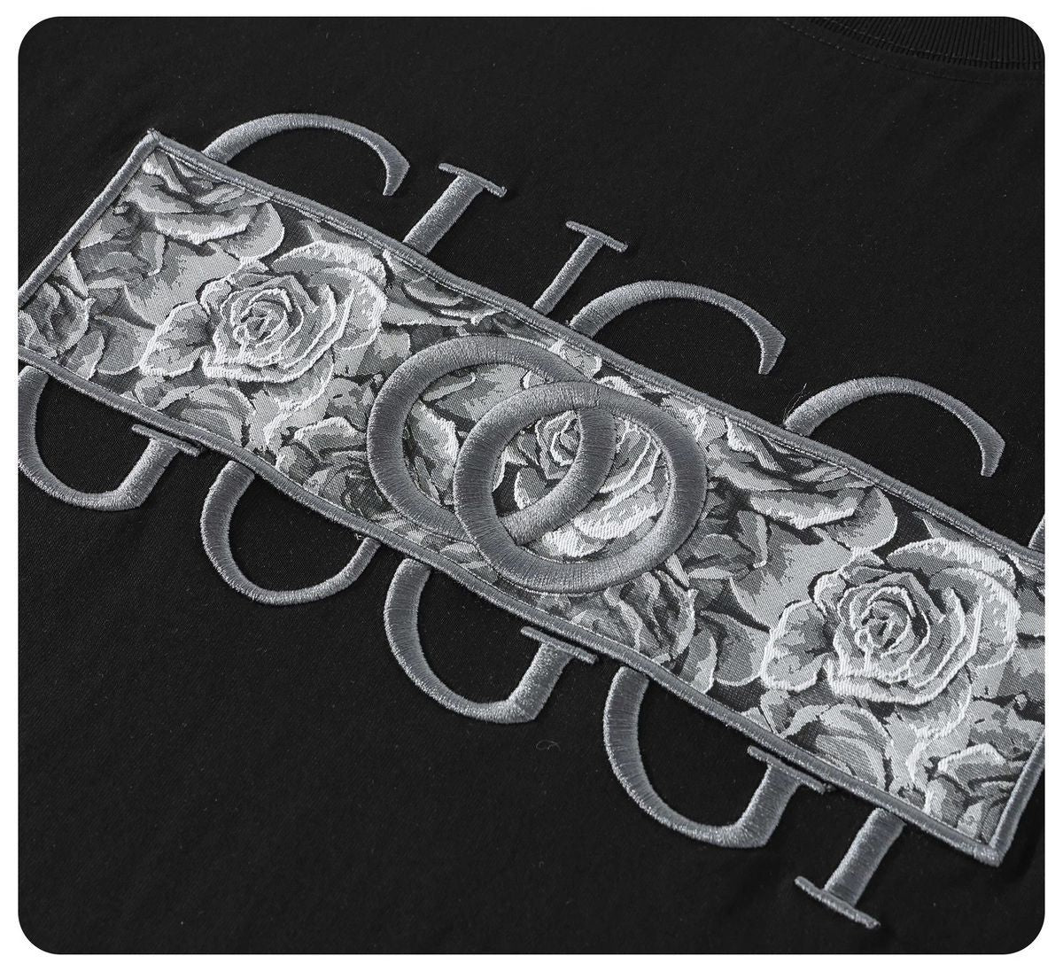 Men’s Designer Embroidered T-Shirt – Premium Import, Ultra-Soft Fabric