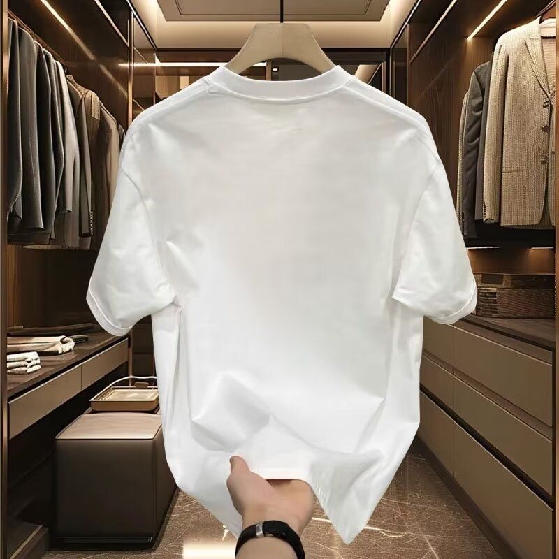 Designer-Inspired Cotton T-Shirt with Floral Motif