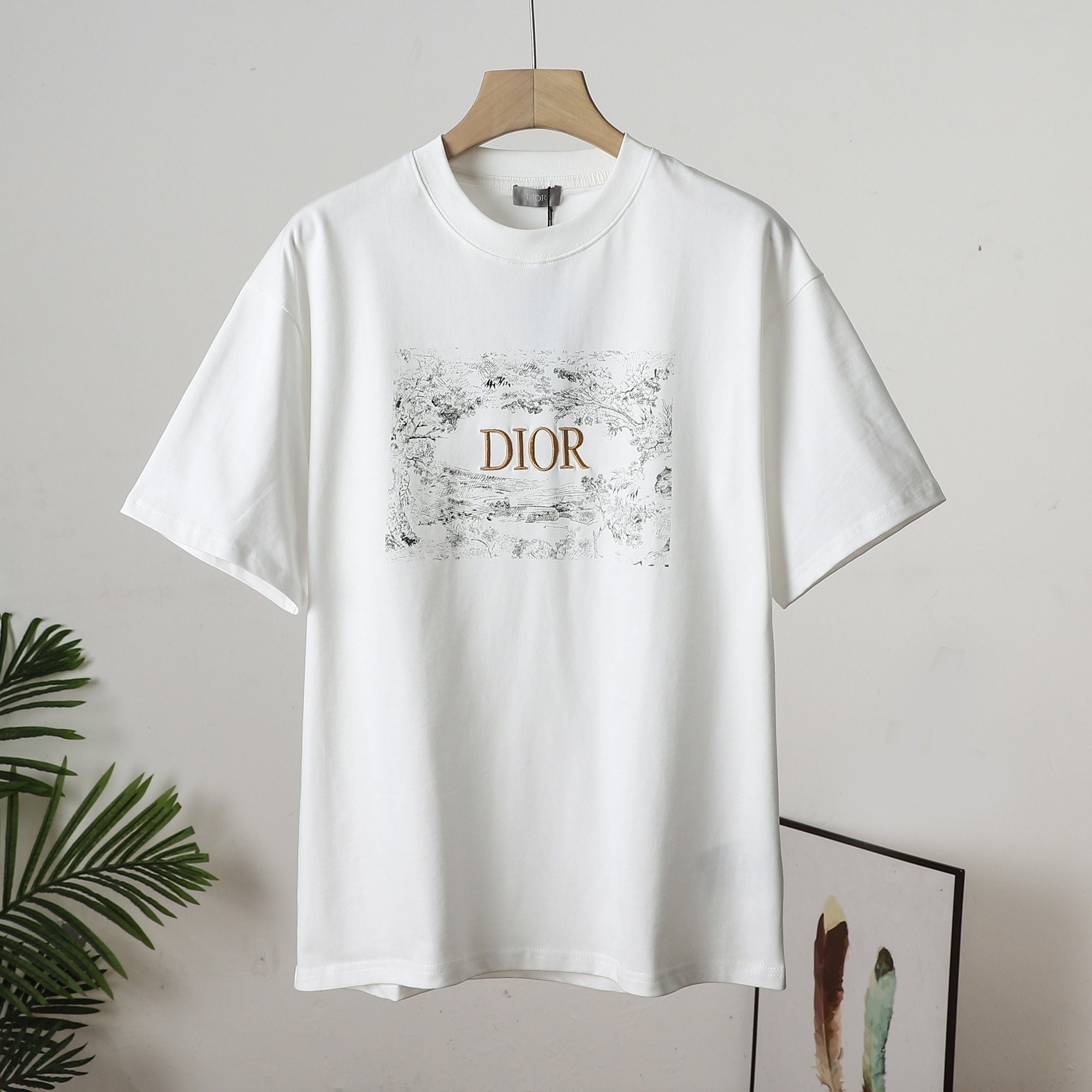 Designer Embroidery And DTF Print – Oversized T Shirt for Men