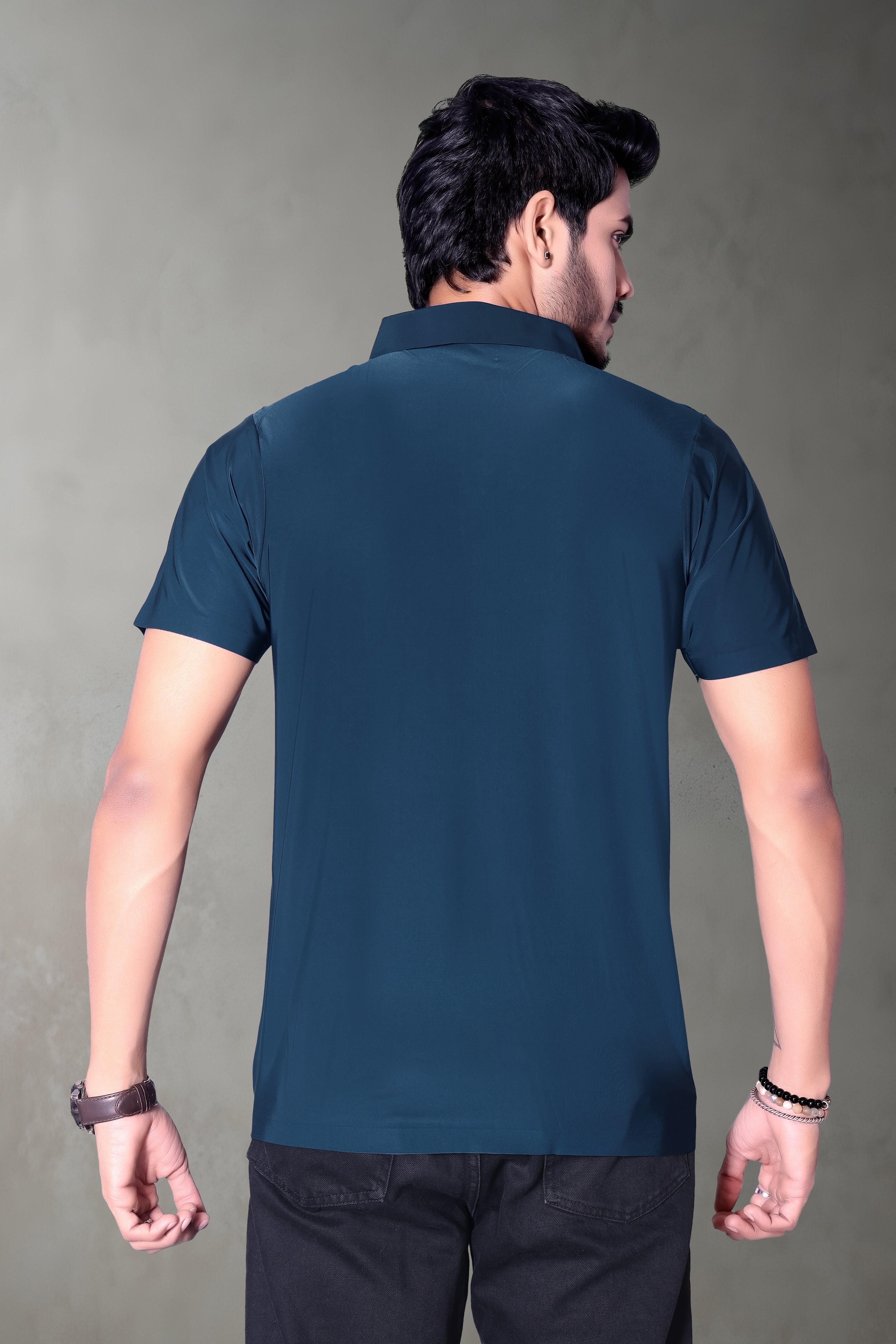 Chic Embroidered Polo T-Shirt for Men