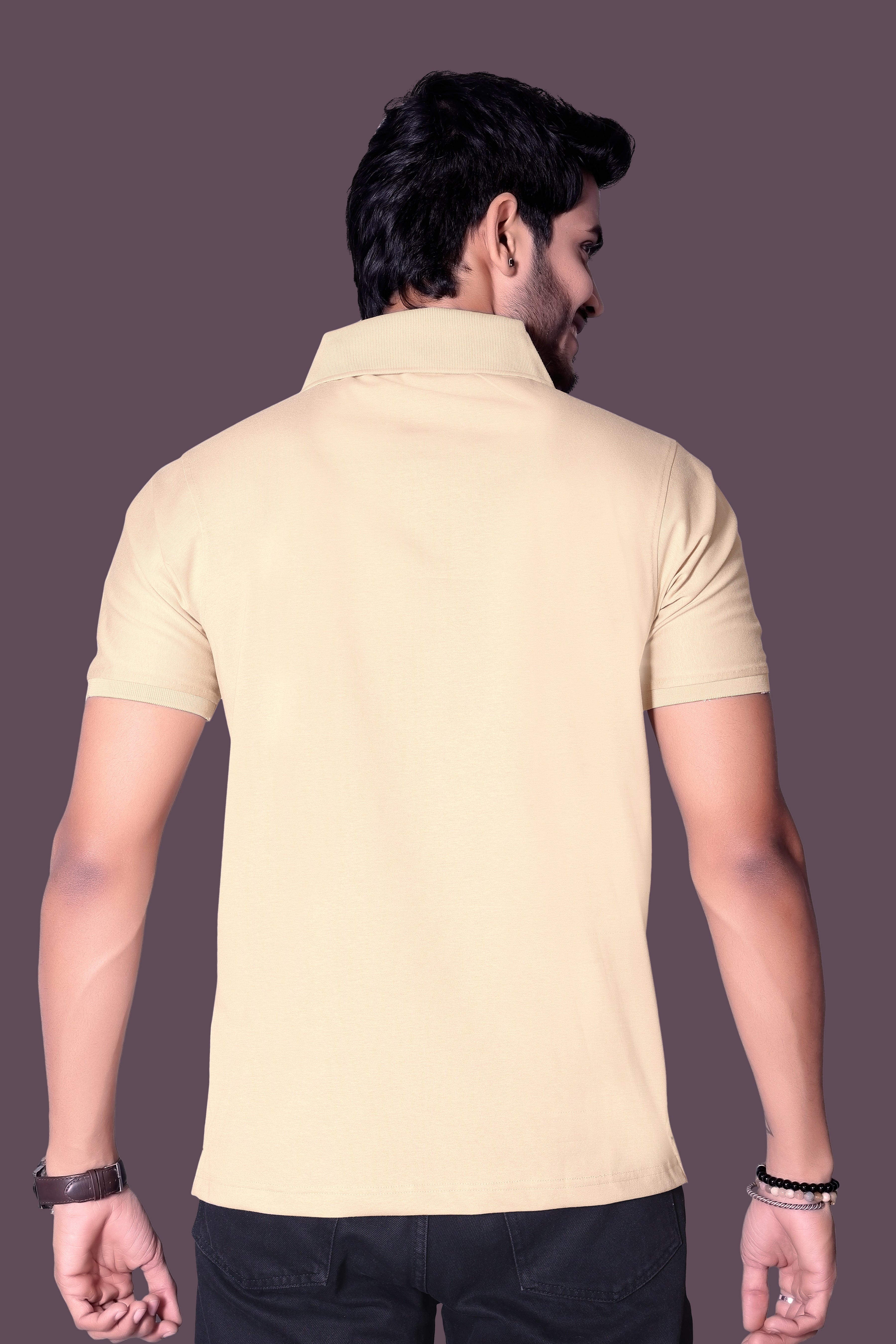 Chic Embroidered Polo T-Shirt for Men