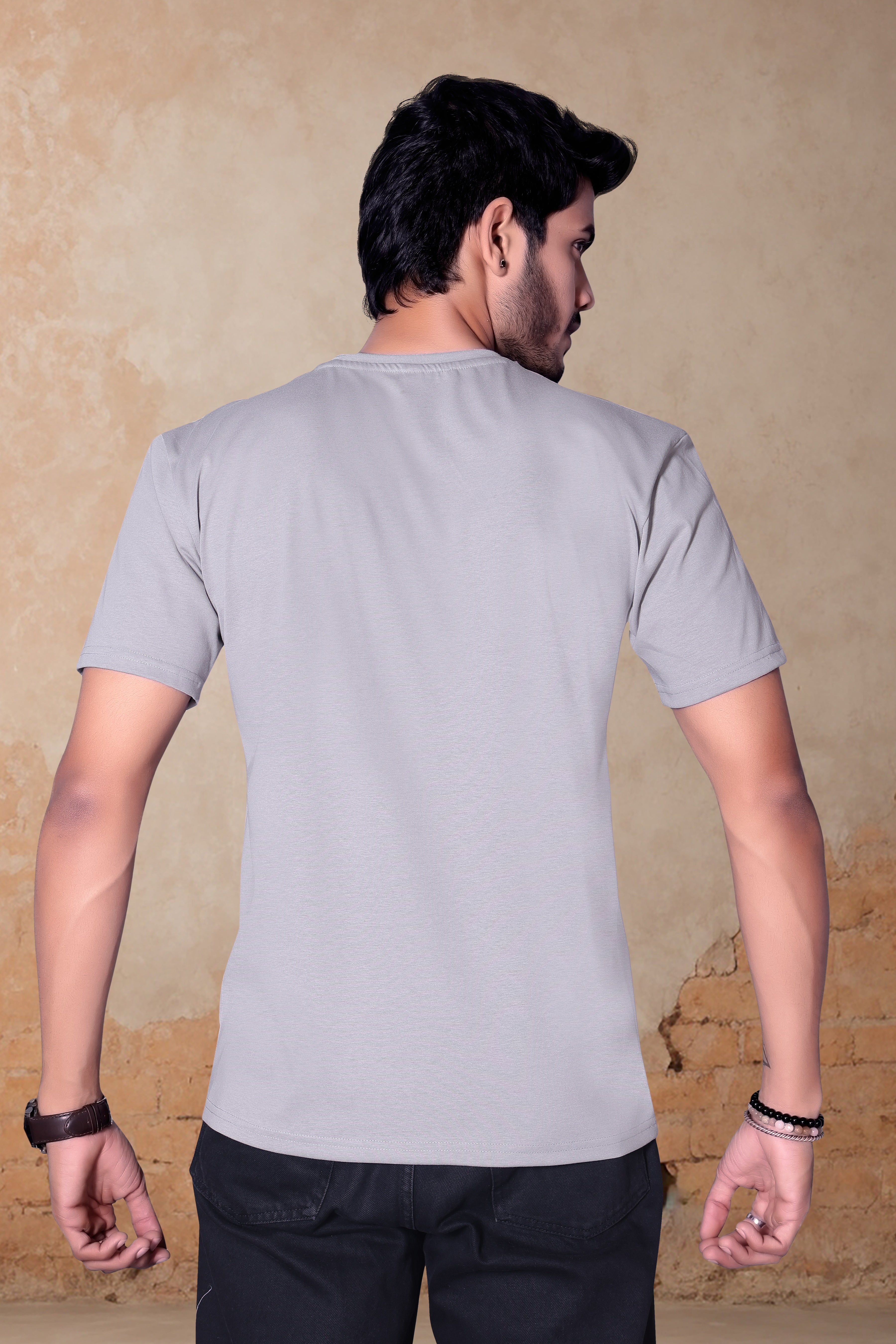 Premium plain round neck T-Shirt for Men