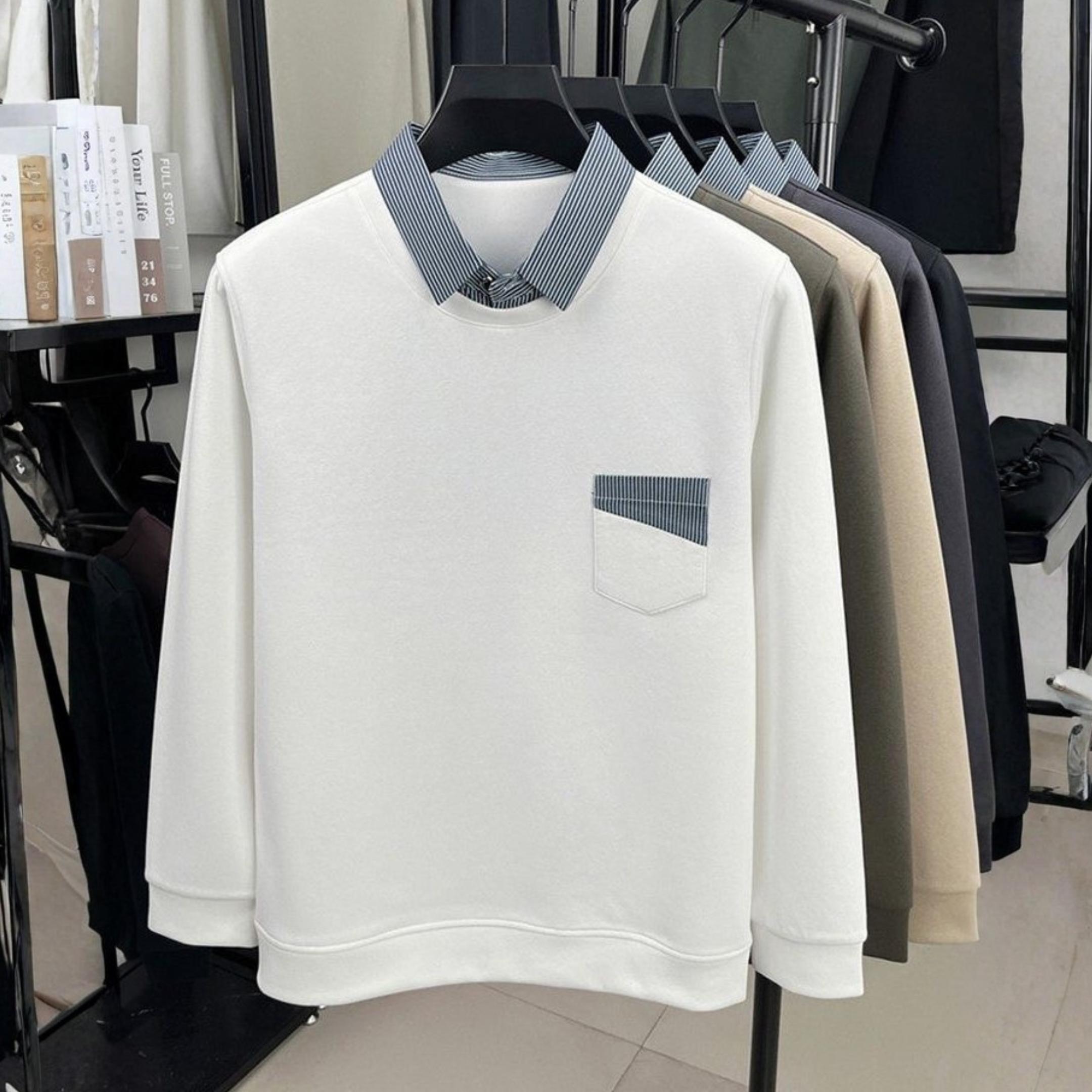 Urban Elite Collar Pocket Sweatshirt – Winter Edition