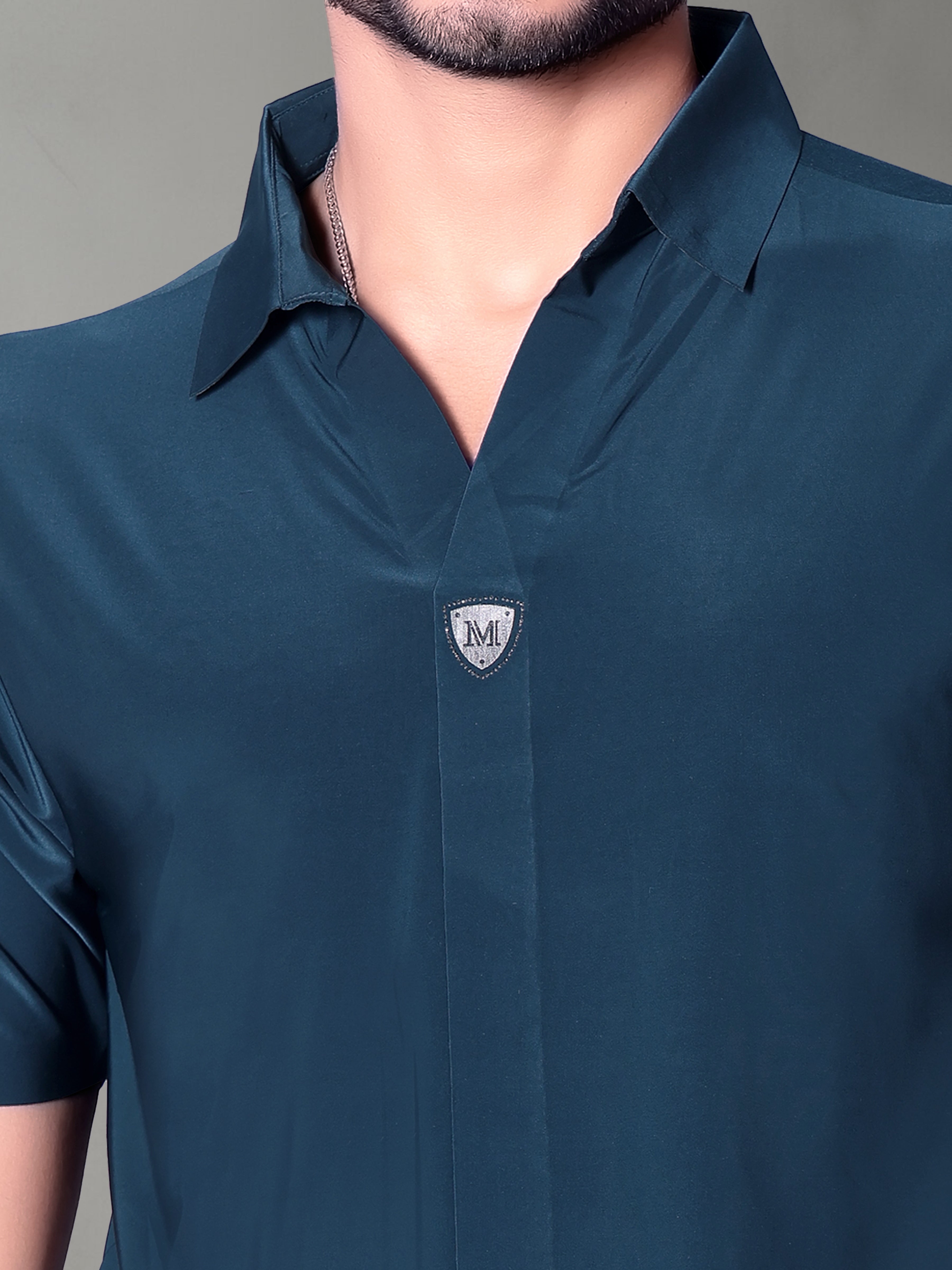 Chic Embroidered Polo T-Shirt for Men