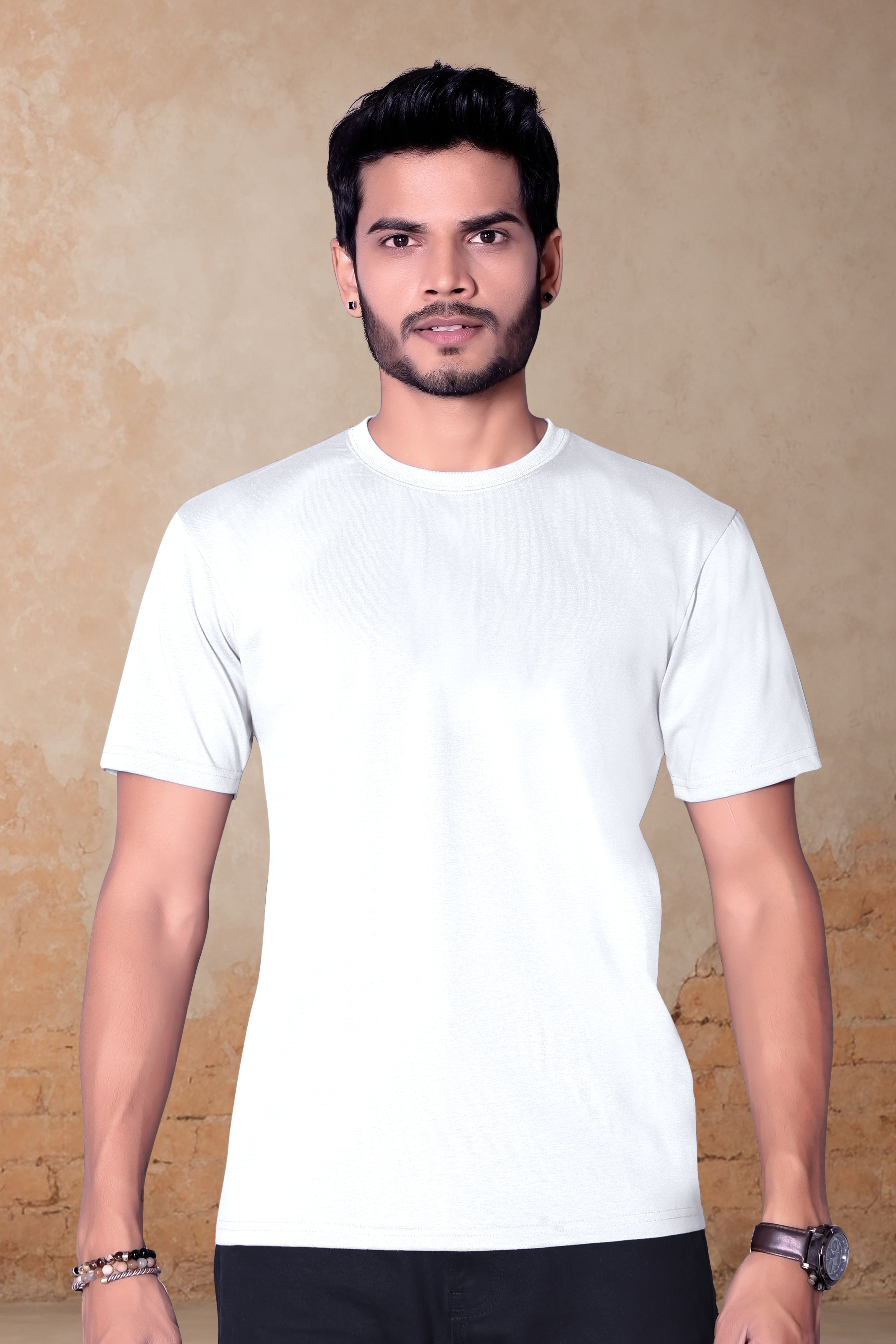 Premium plain round neck T-Shirt for Men