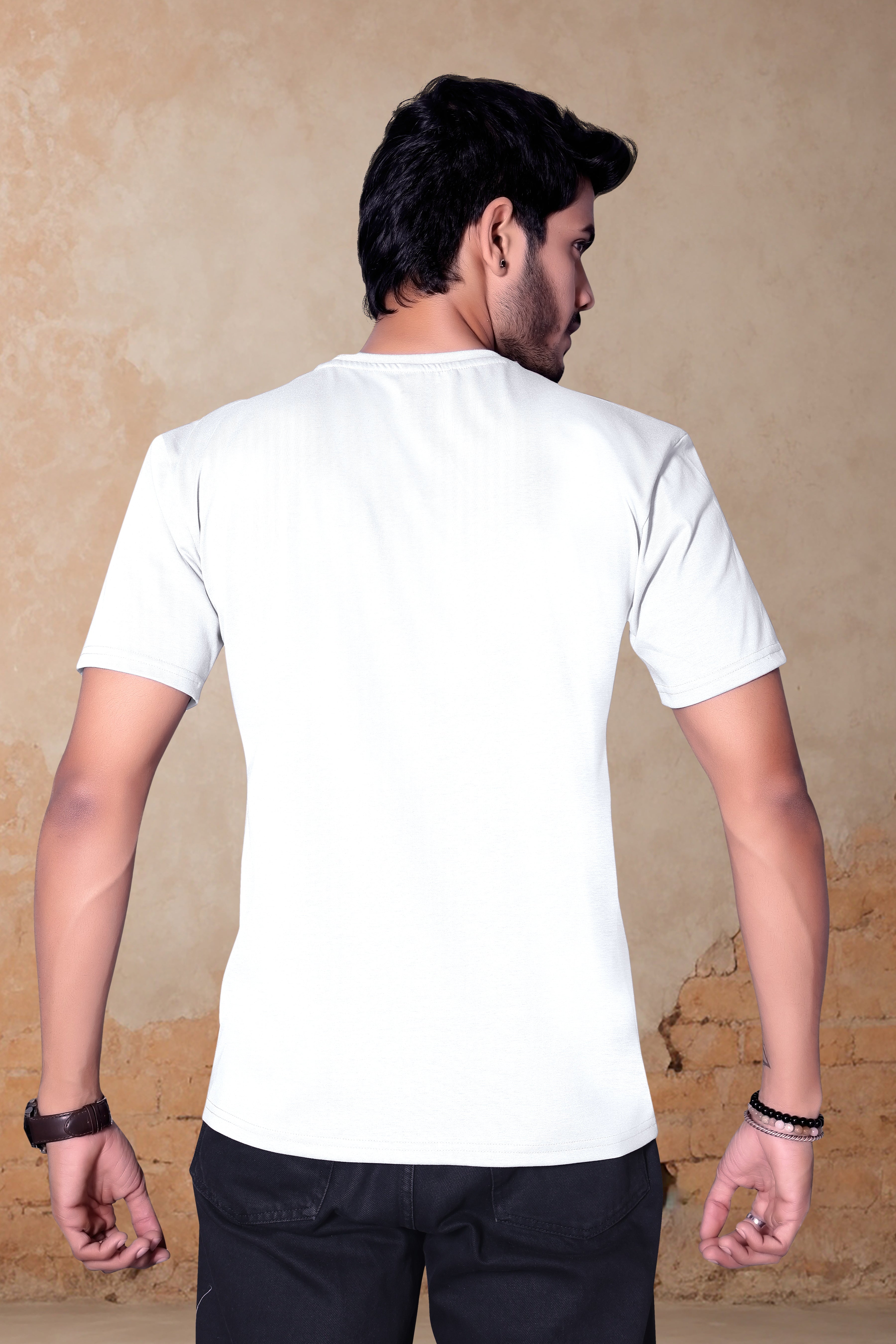 Premium plain round neck T-Shirt for Men