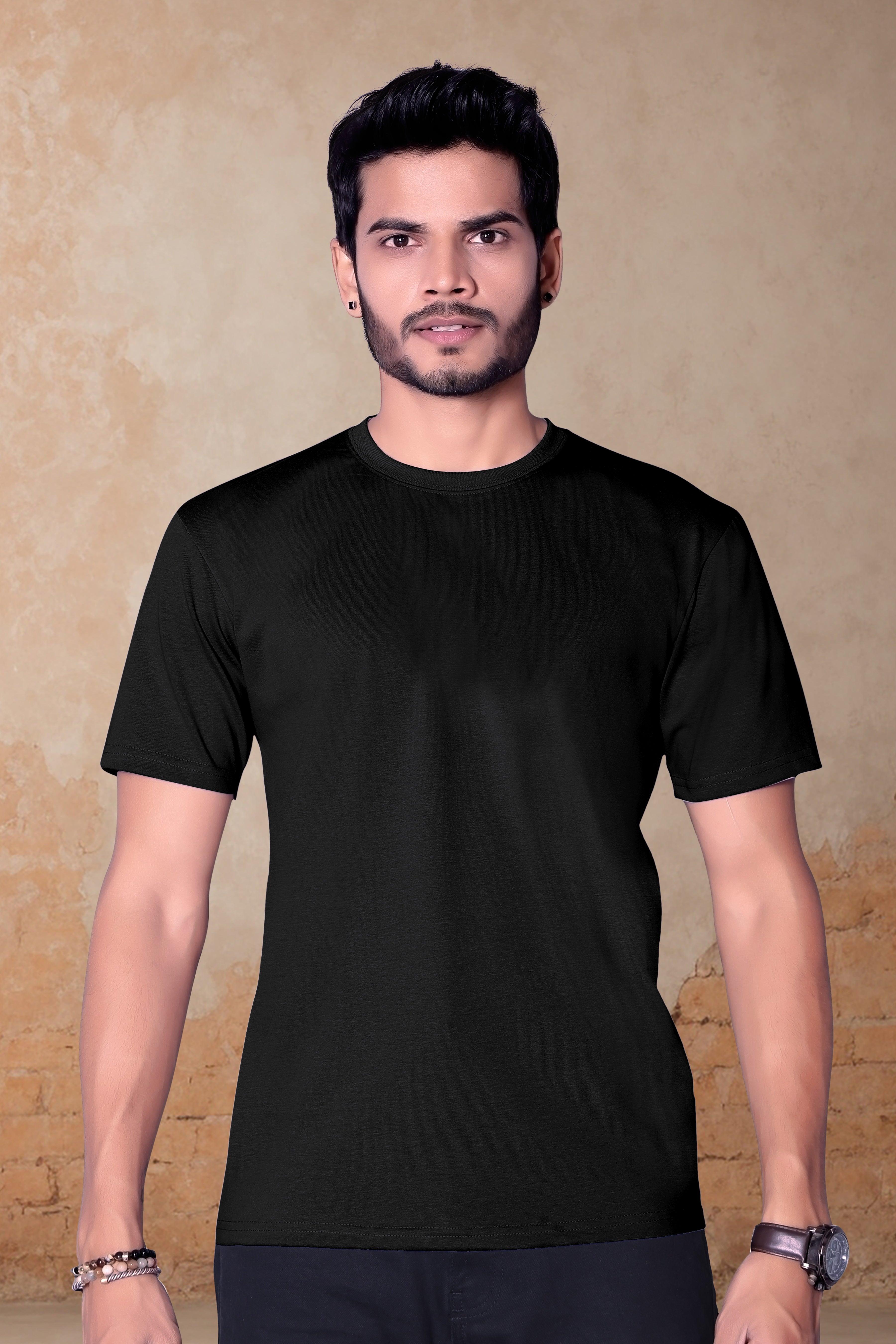 Premium plain round neck T-Shirt for Men