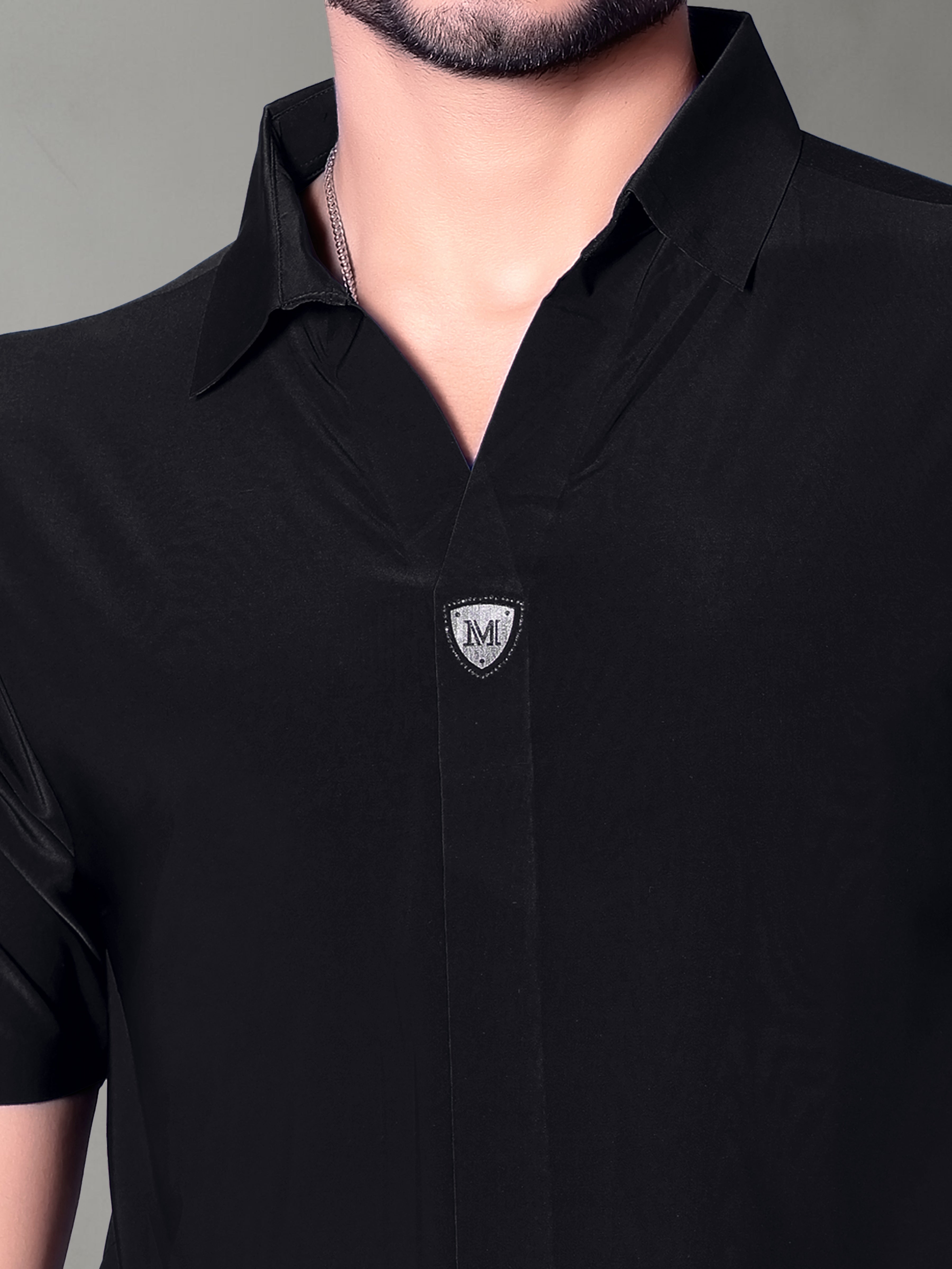 Chic Embroidered Polo T-Shirt for Men