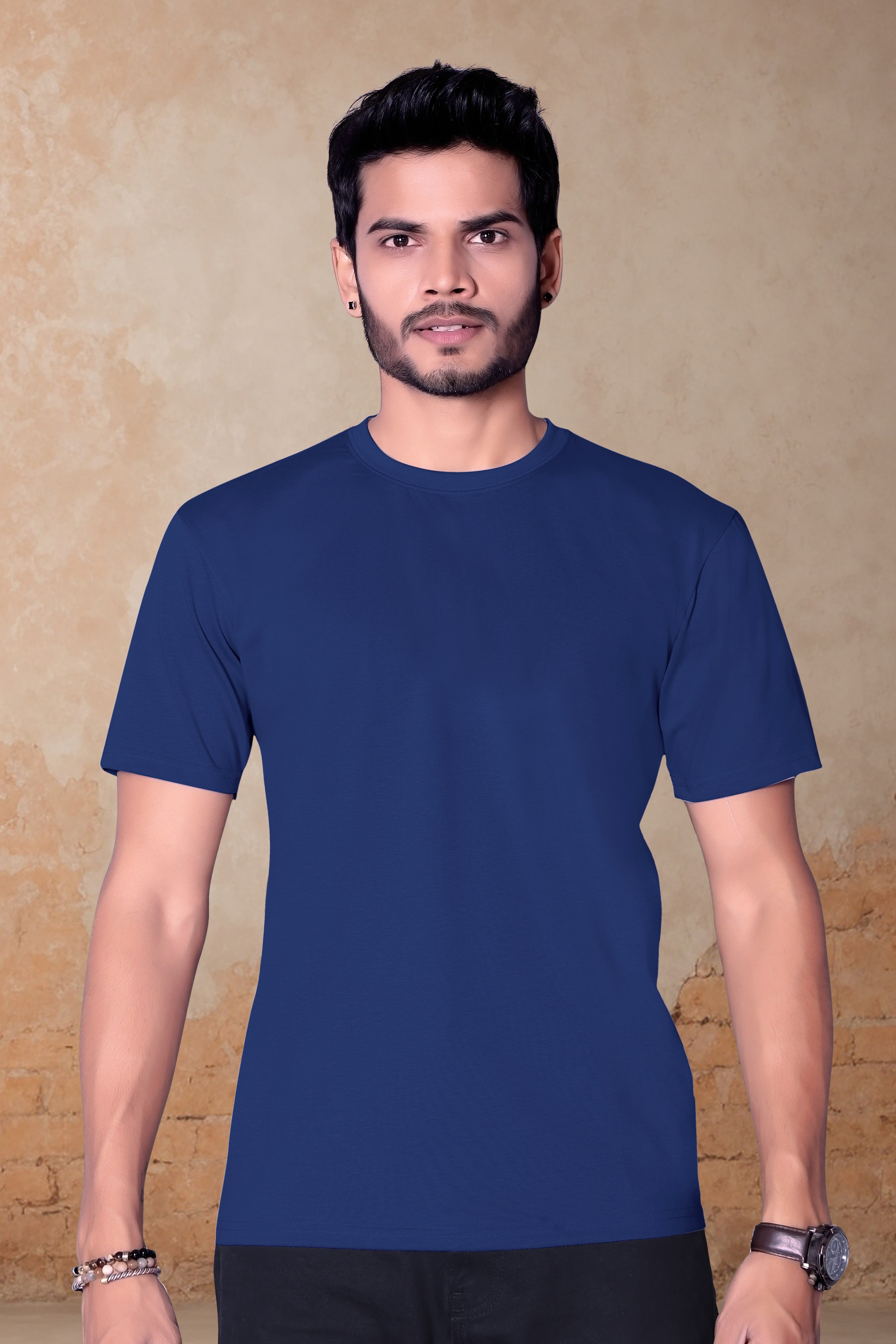 Premium plain round neck T-Shirt for Men