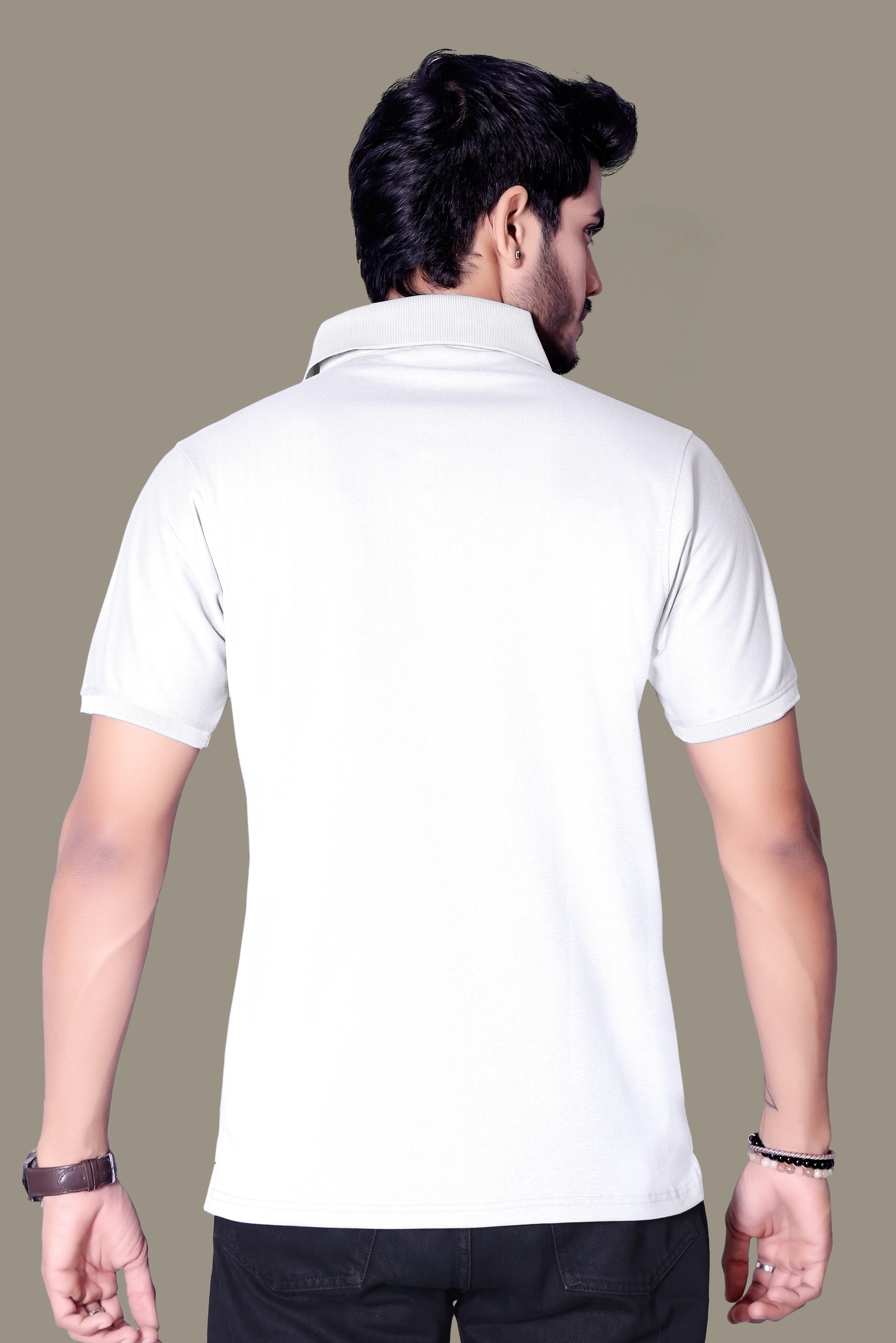 Chic Embroidered Polo T-Shirt for Men