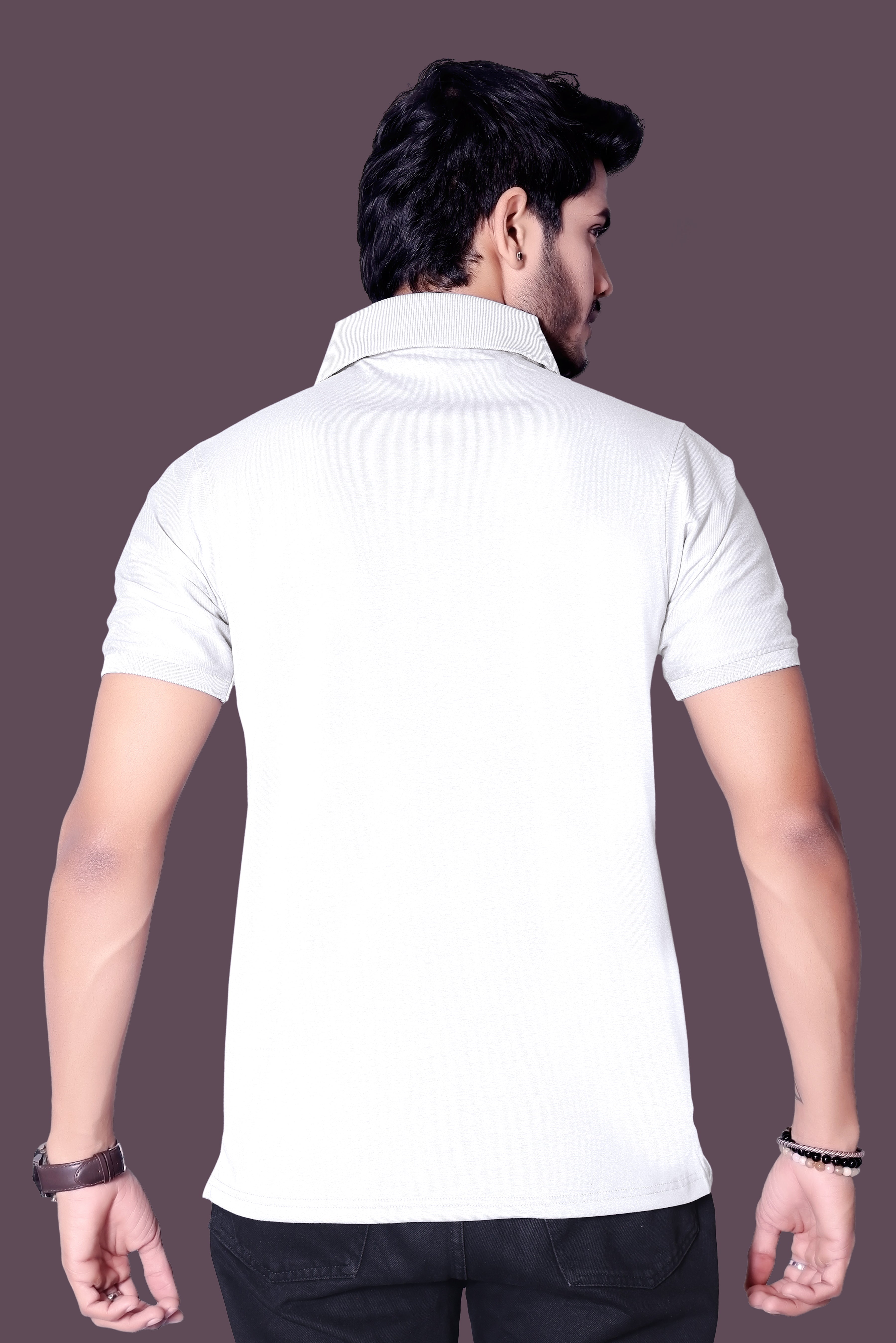 Chic Embroidered Polo T-Shirt for Men