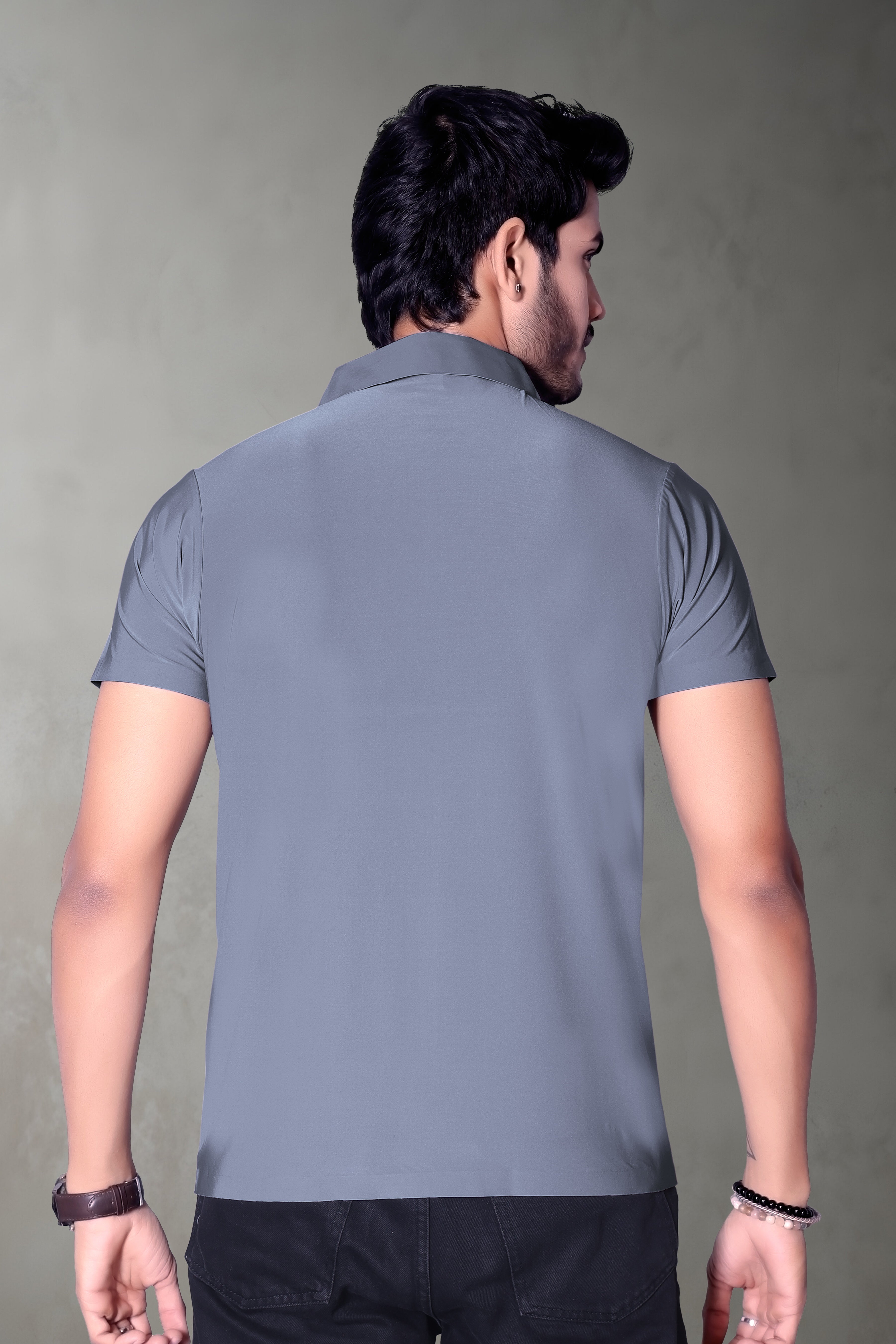 Chic Embroidered Polo T-Shirt for Men