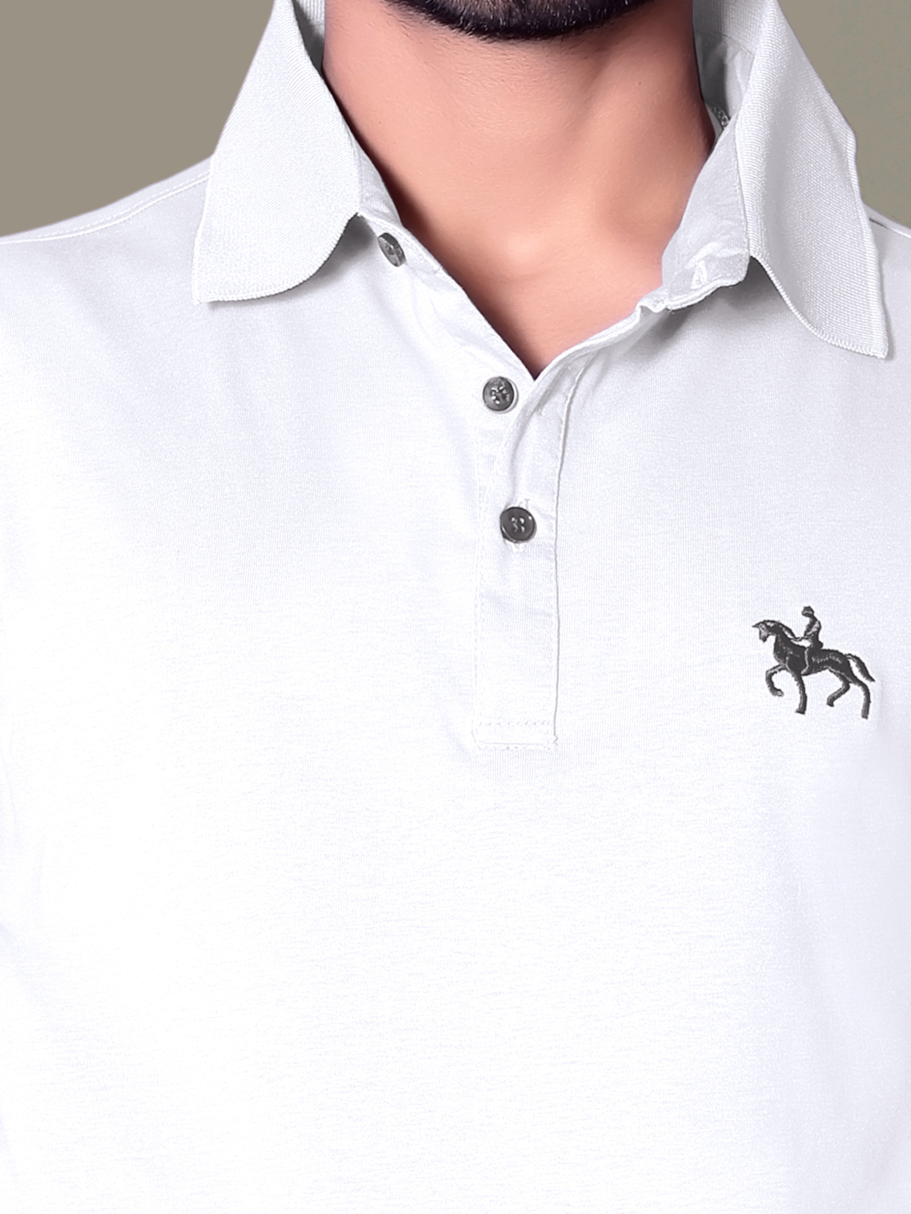 Chic Embroidered Polo T-Shirt for Men