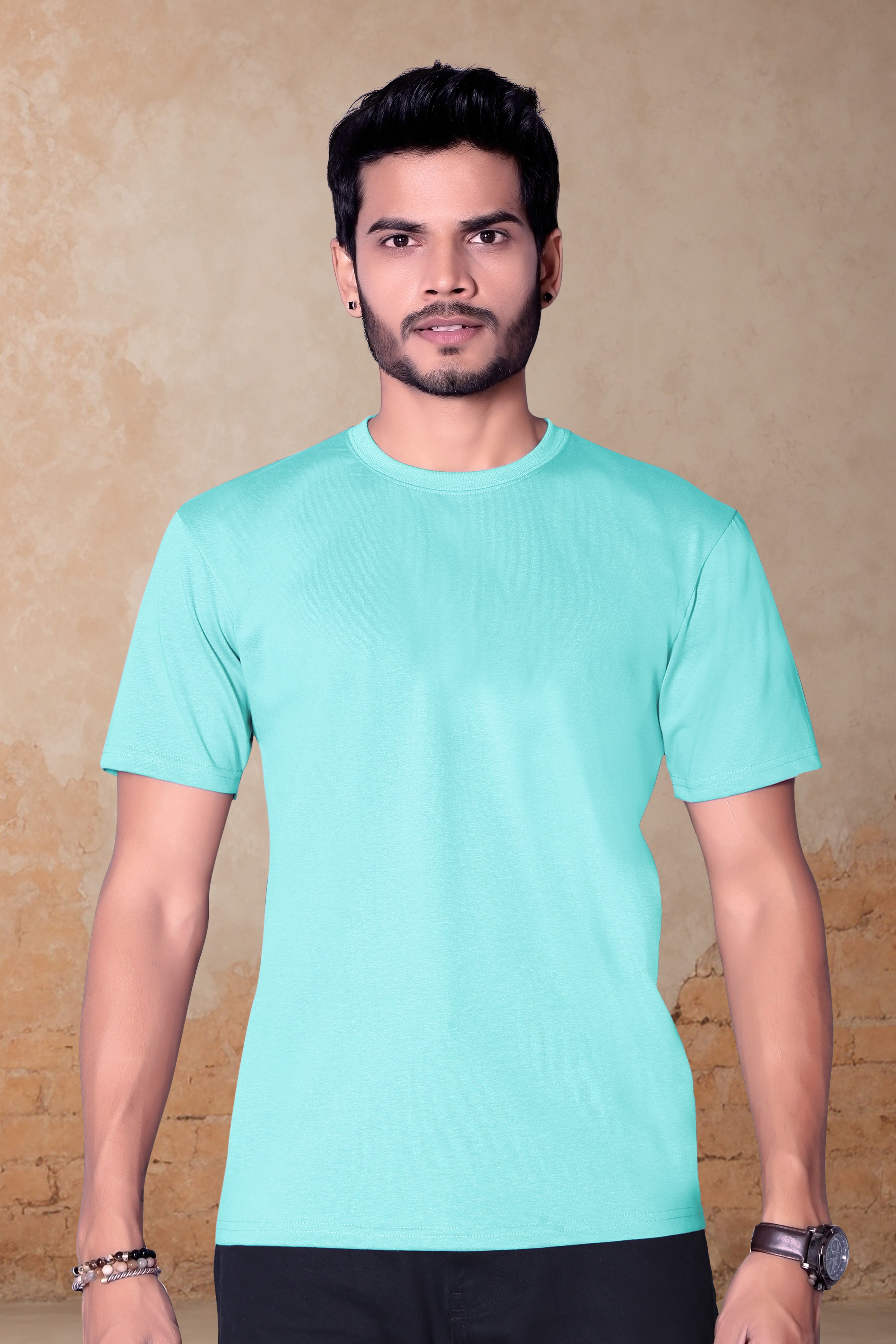 Premium plain round neck T-Shirt for Men