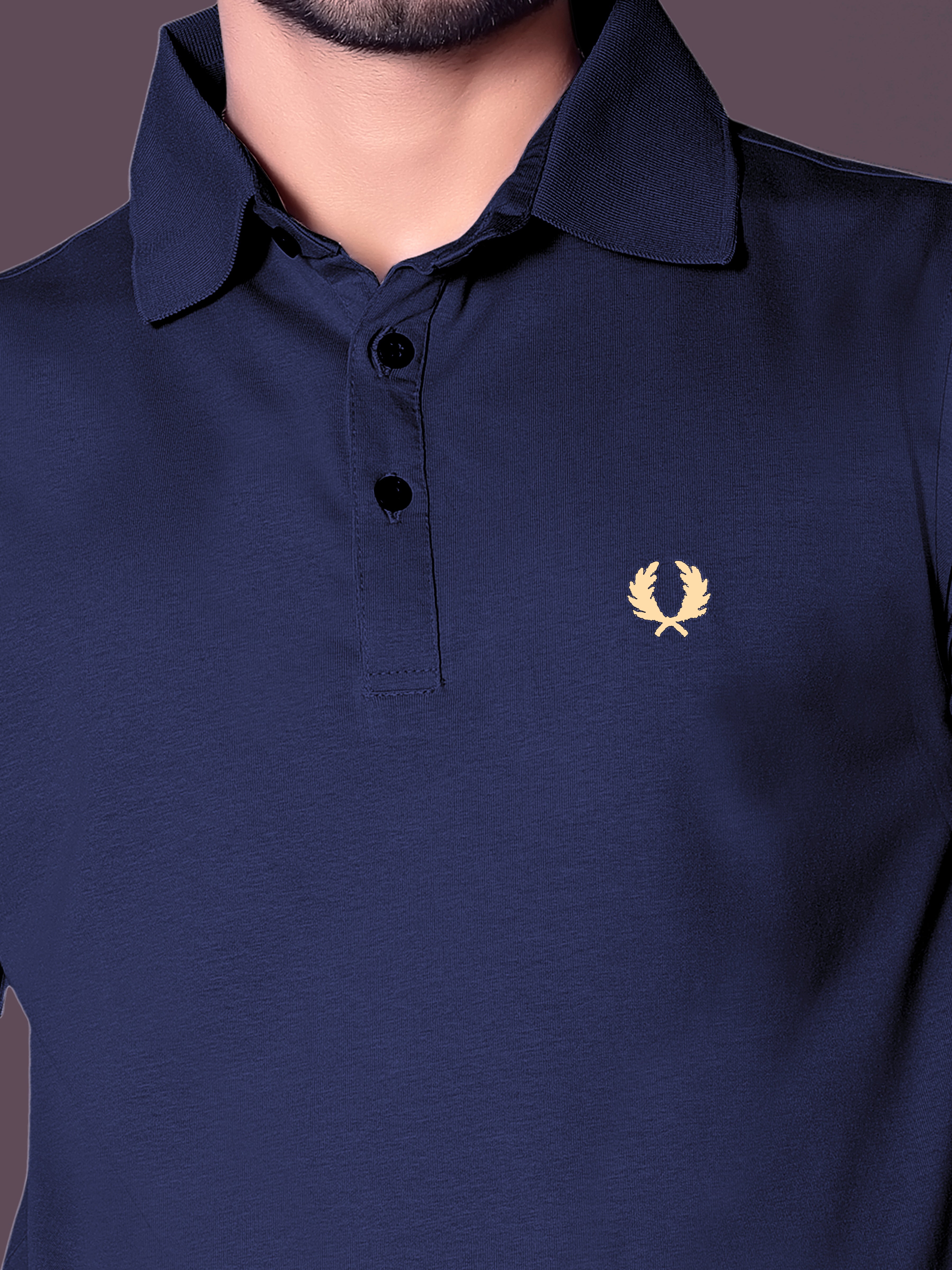 Chic Embroidered Polo T-Shirt for Men