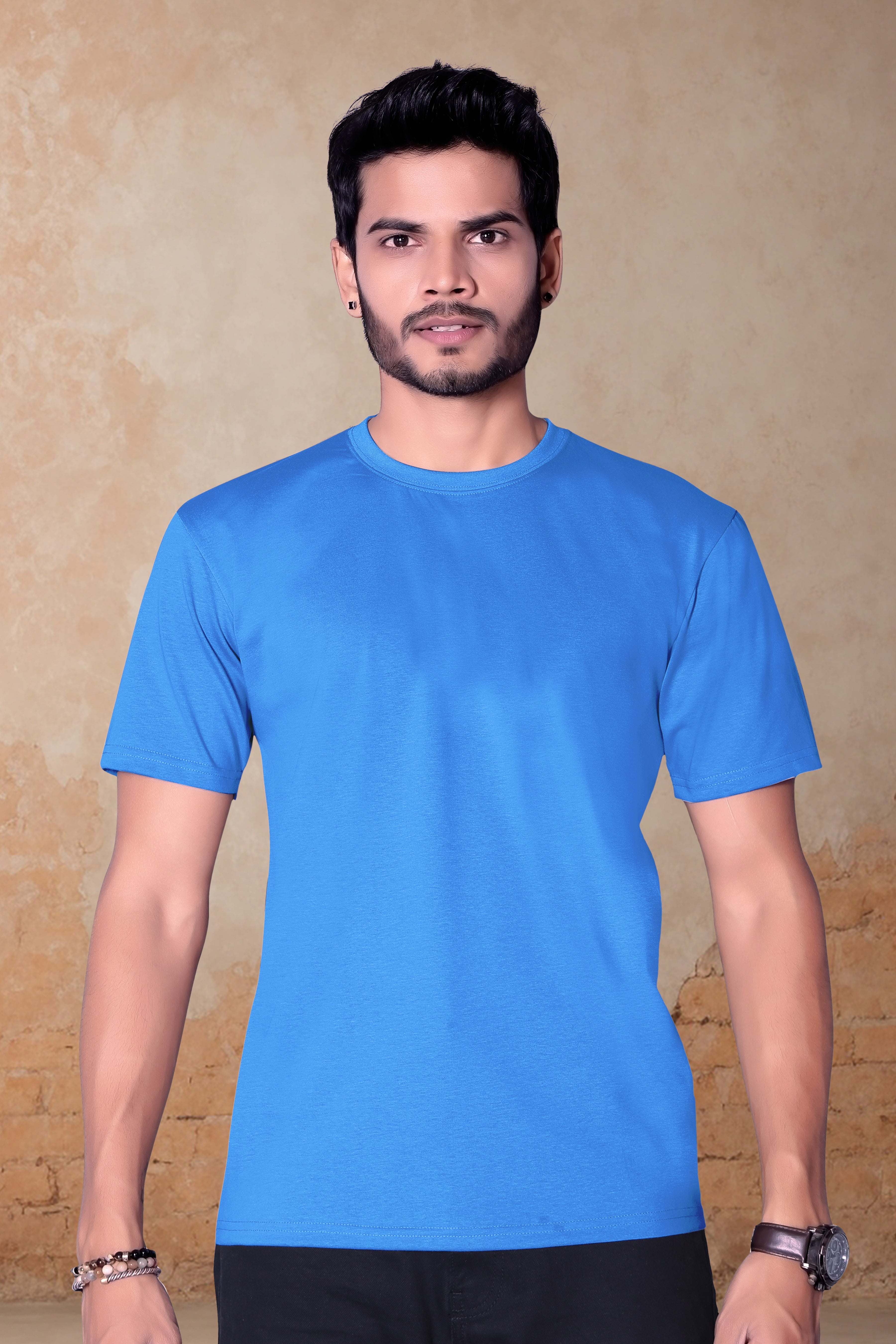 Premium plain round neck T-Shirt for Men