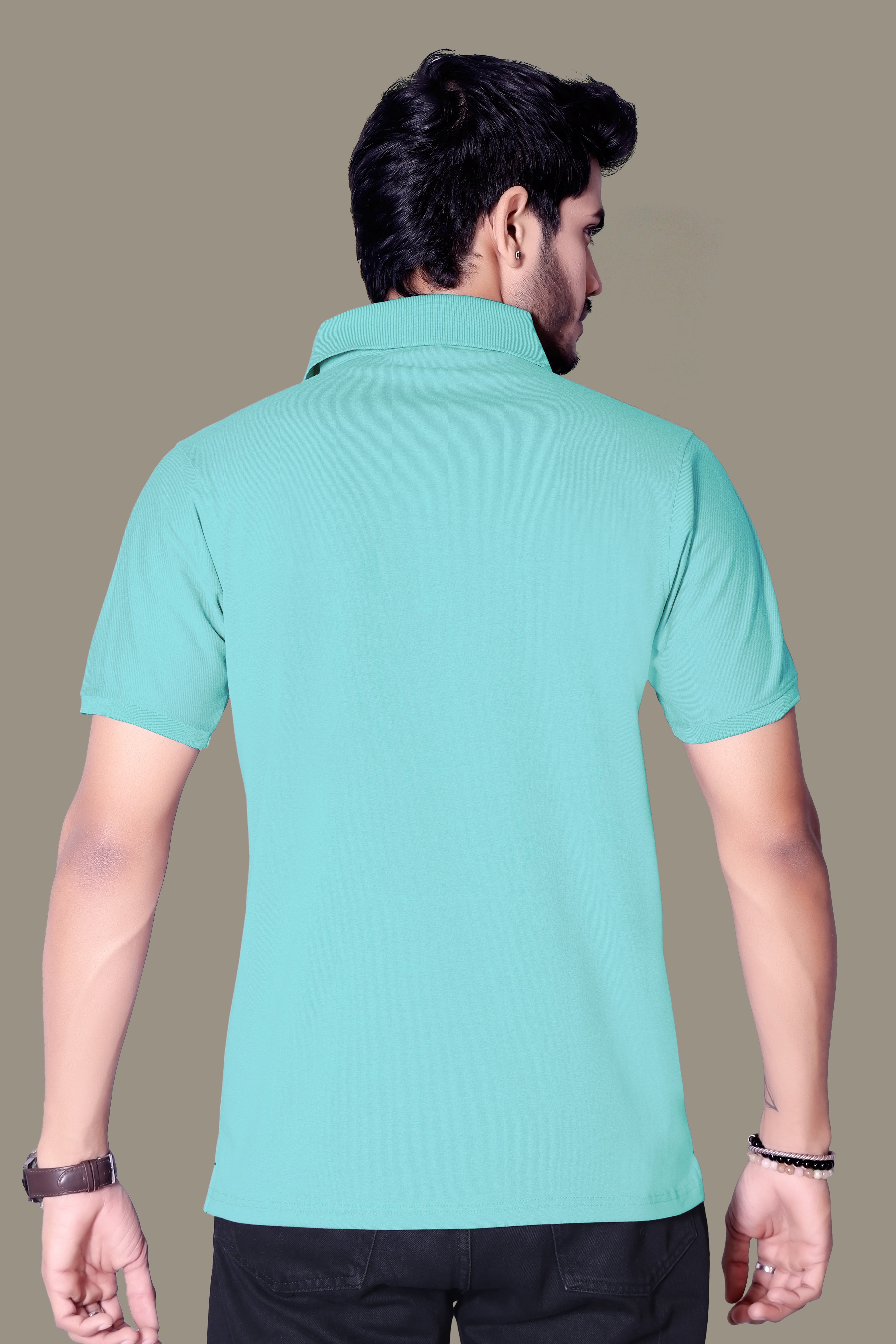 Chic Embroidered Polo T-Shirt for Men