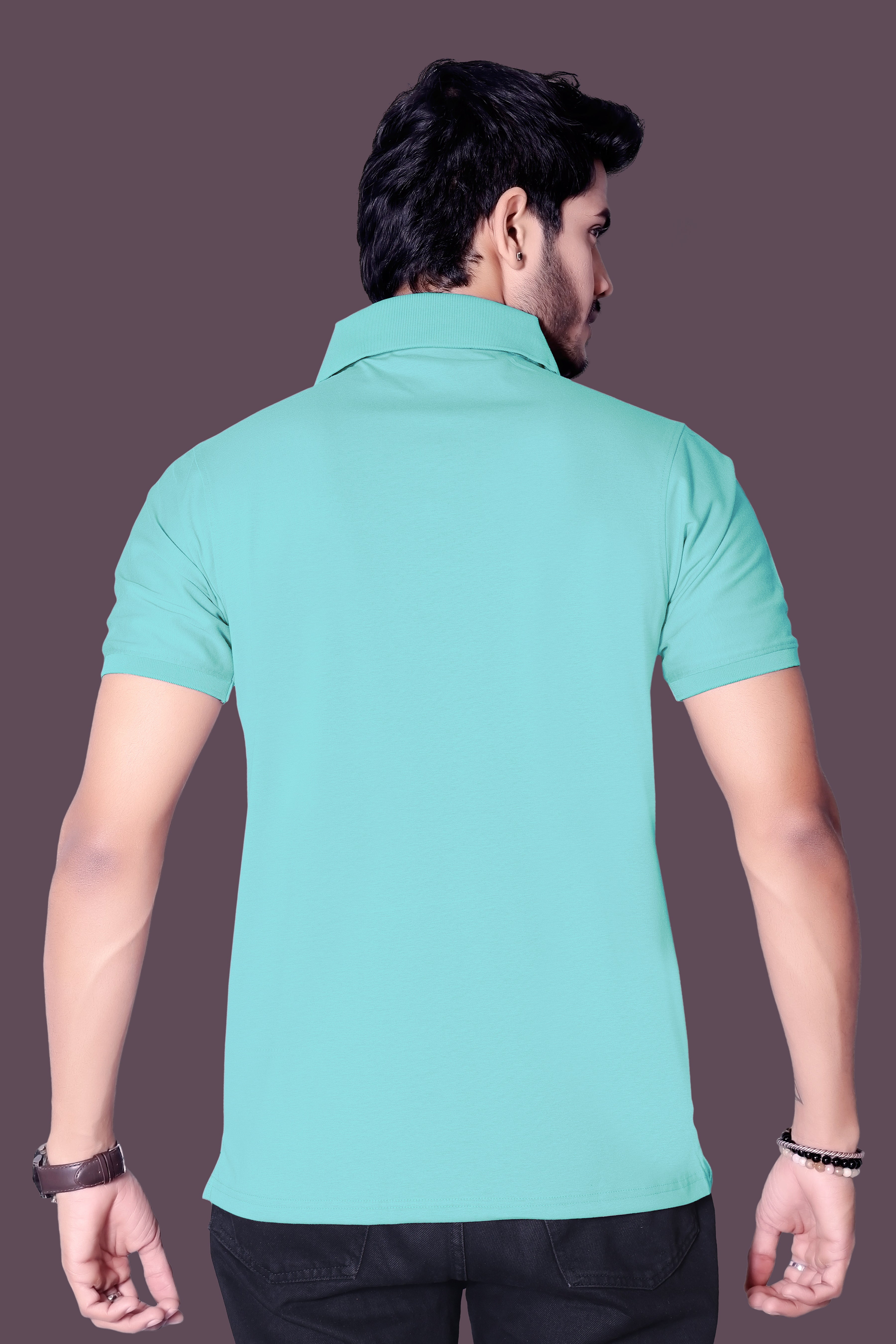 Chic Embroidered Polo T-Shirt for Men