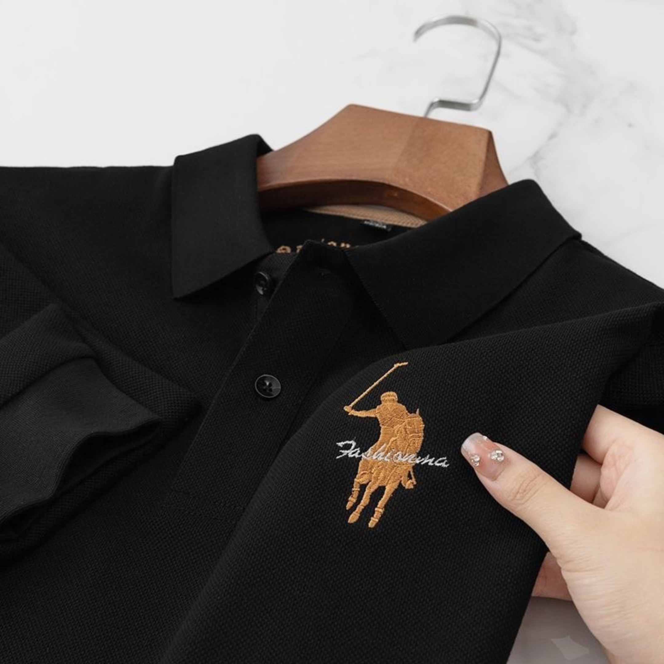 Elite Rider Long Sleeve Polo T-Shirt – Premium Edition