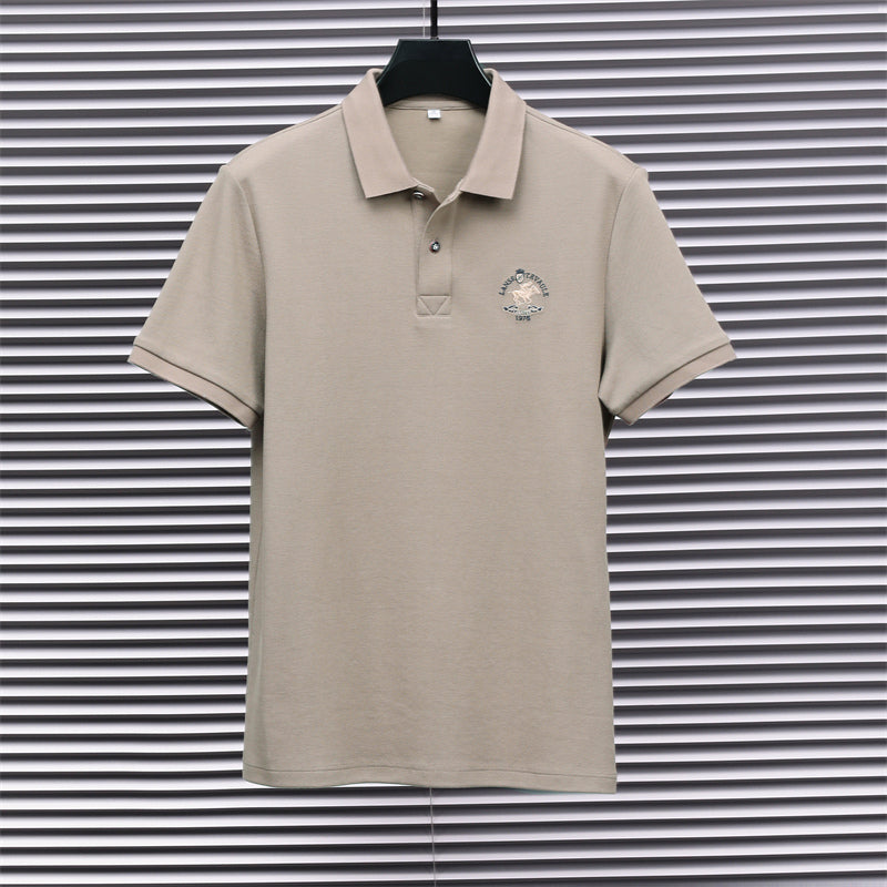 Harbor Luxe Men’s Polo – Signature Trim Edition