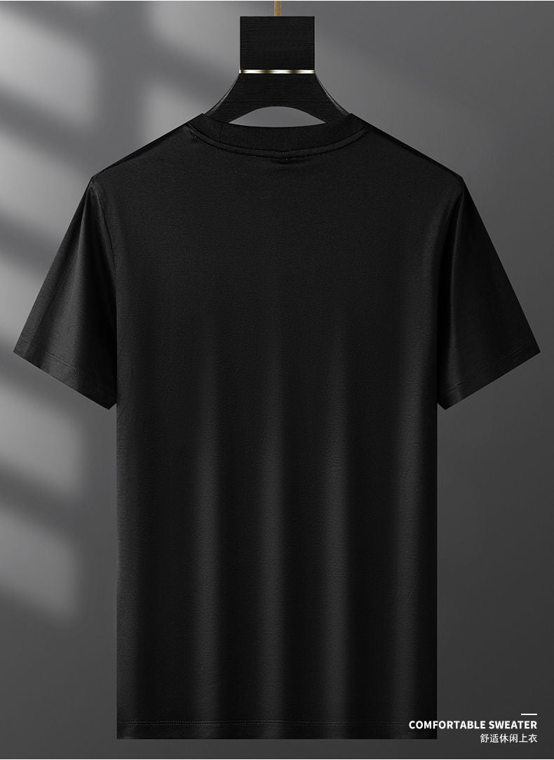 Exclusive Embroidered Round Neck T Shirt For Men