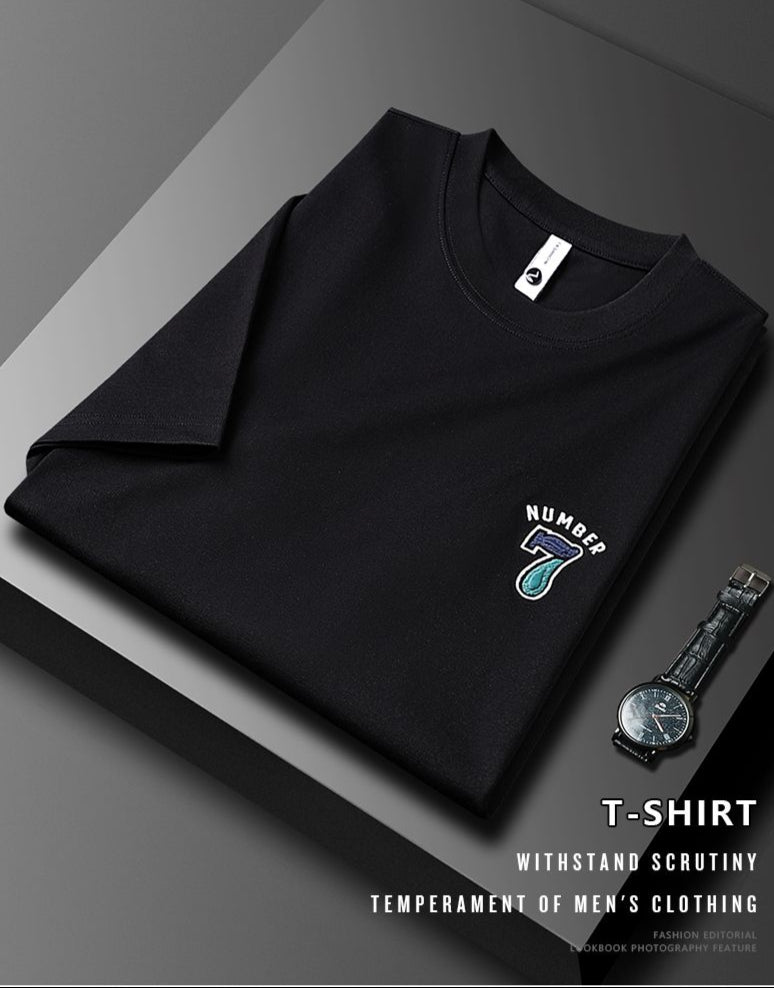 Stylish Number 7 Tee – Bold Minimal Design for Men