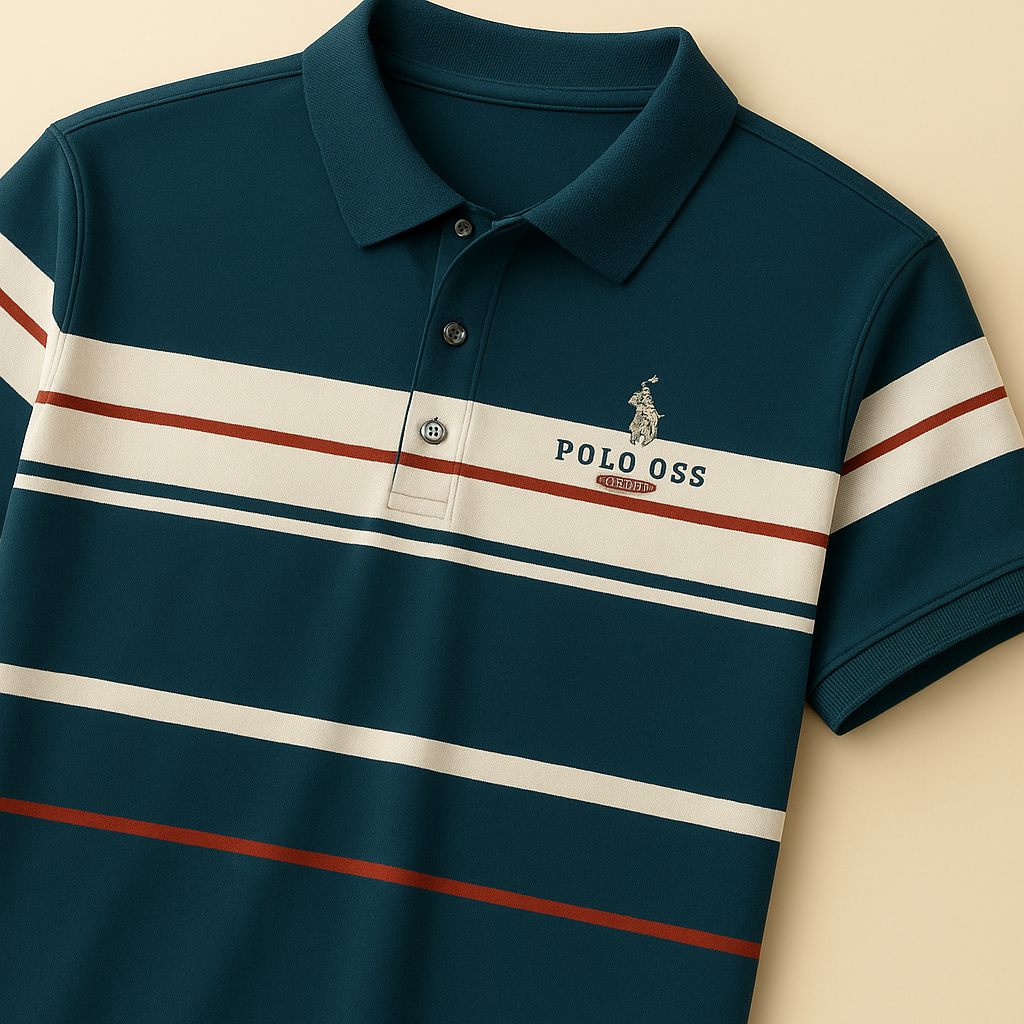 Premium Cotton Polo T Shirt –  With Classic Puff Printing