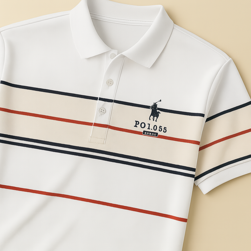 Premium Cotton Polo T Shirt –  With Classic Puff Printing