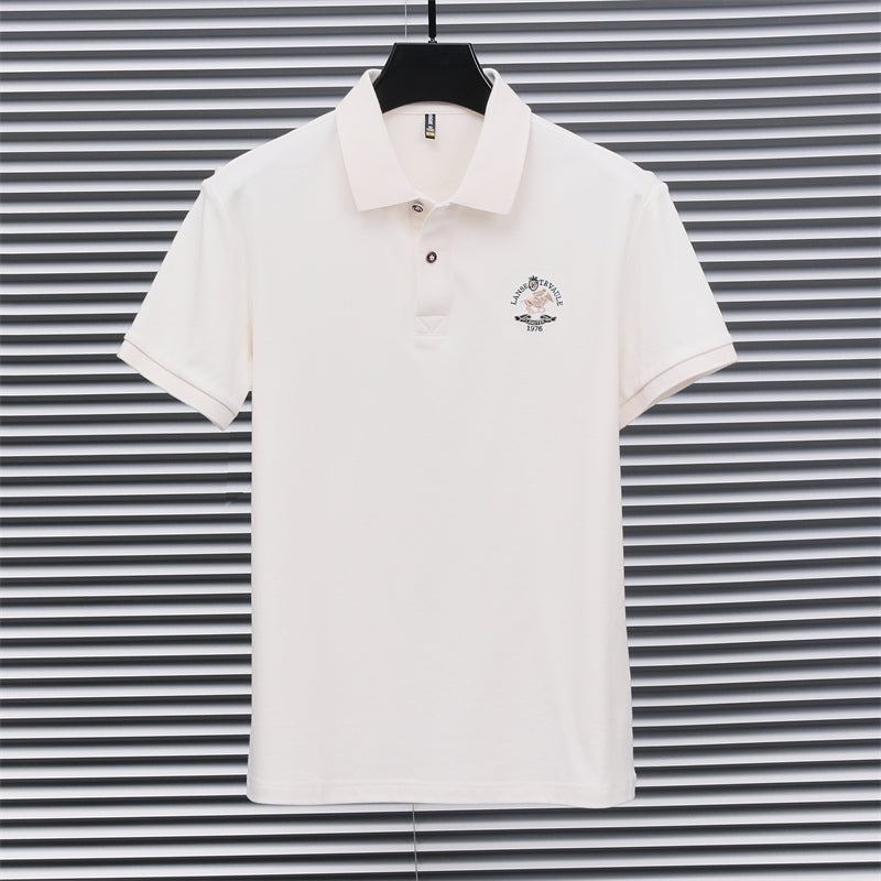 Harbor Luxe Men’s Polo – Signature Trim Edition