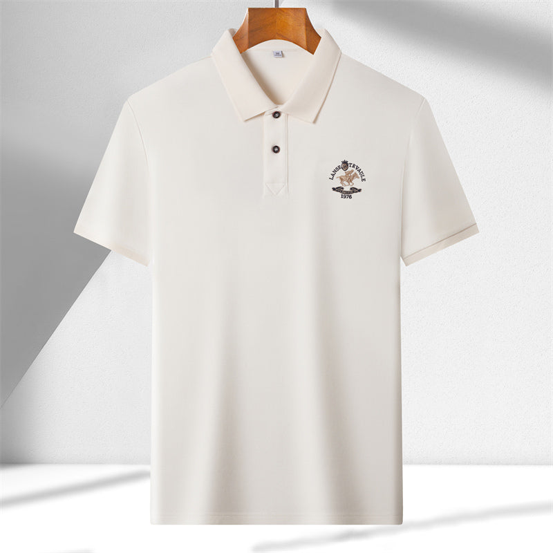 Harbor Luxe Men’s Polo – Signature Trim Edition